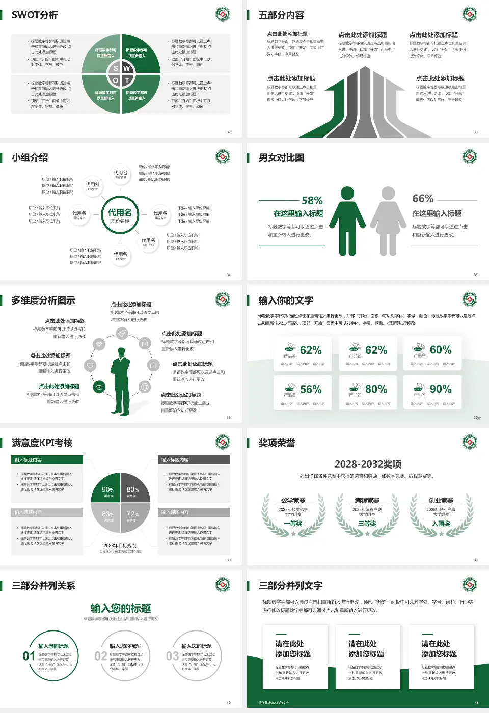 大庆市第三医院医疗行业比赛专用PPT模板16:9格式幻灯片预览图5