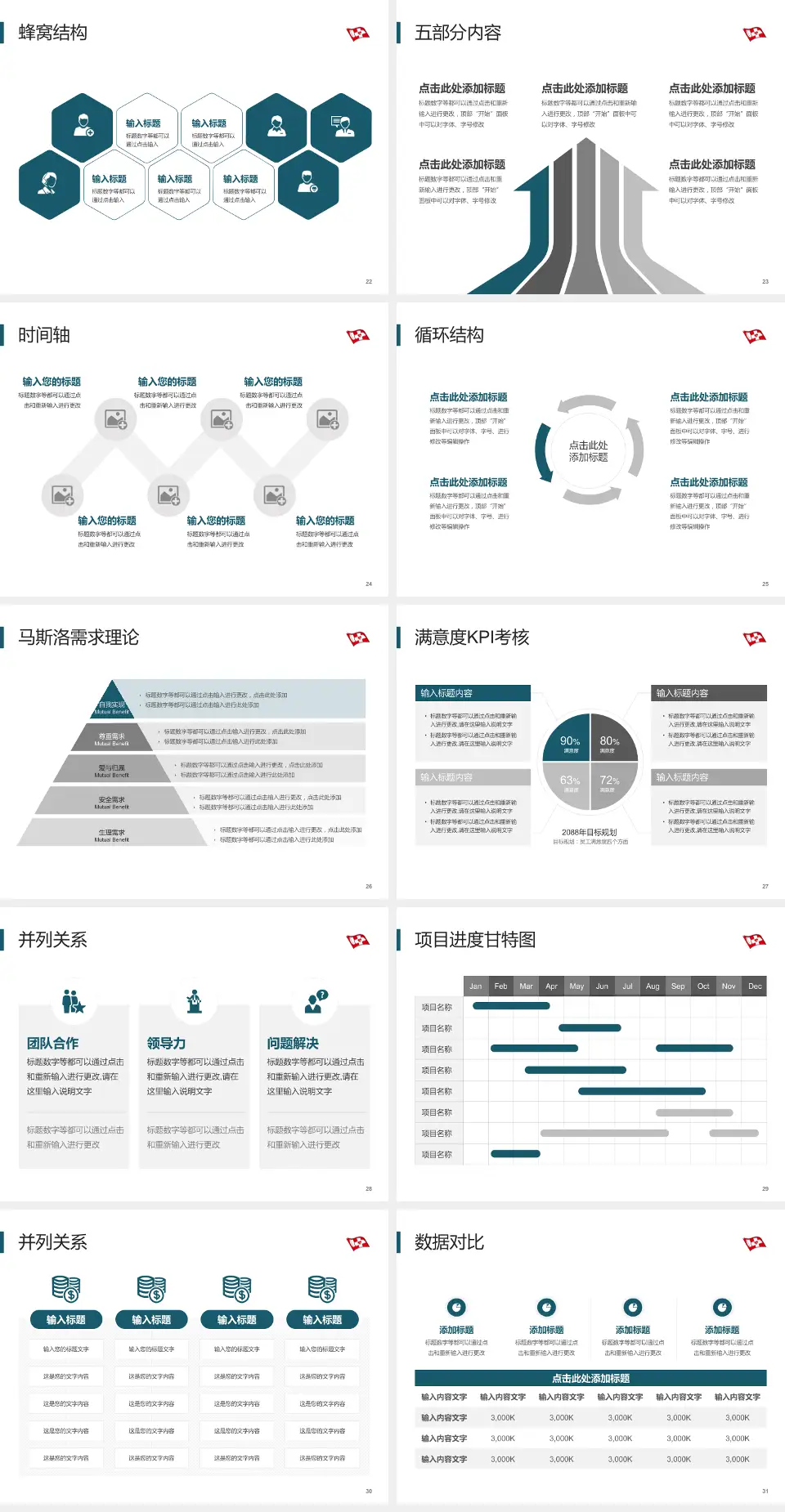 大庆市第四医院医疗知识普及PPT模板4:3格式幻灯片预览图4