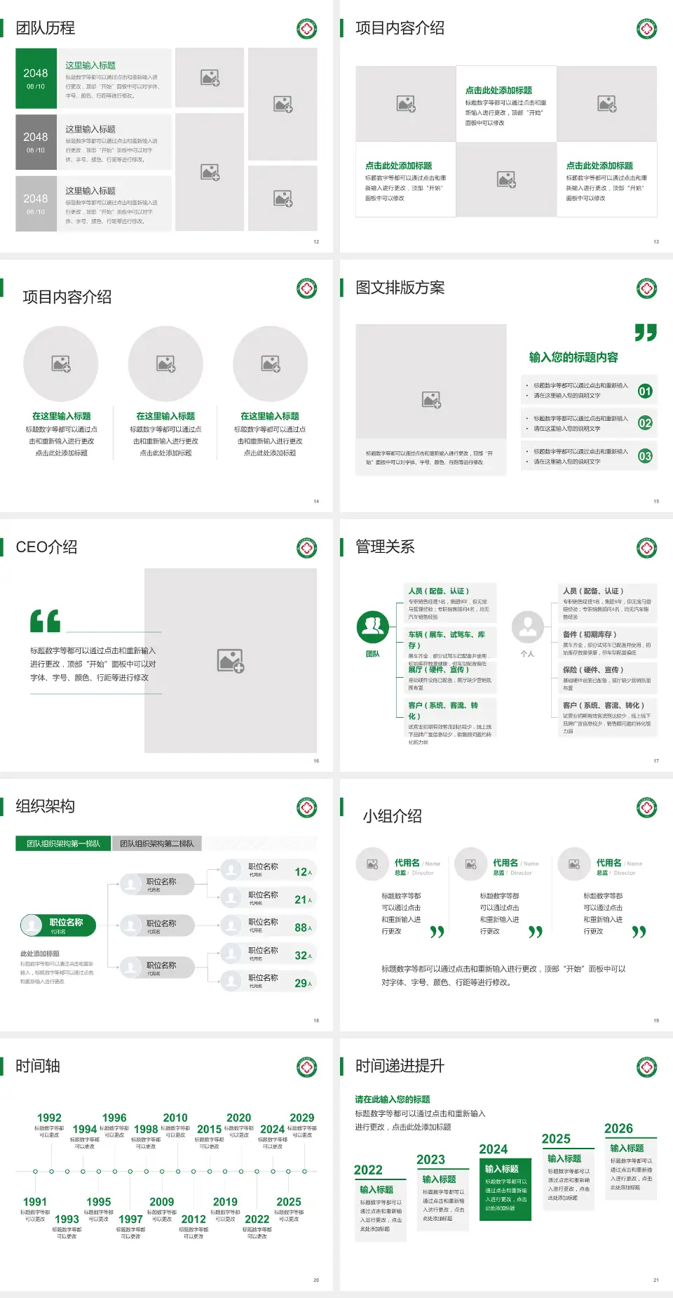 黑龙江省农垦局精神病院防治院医院管理报告PPT模板4:3格式幻灯片预览图3
