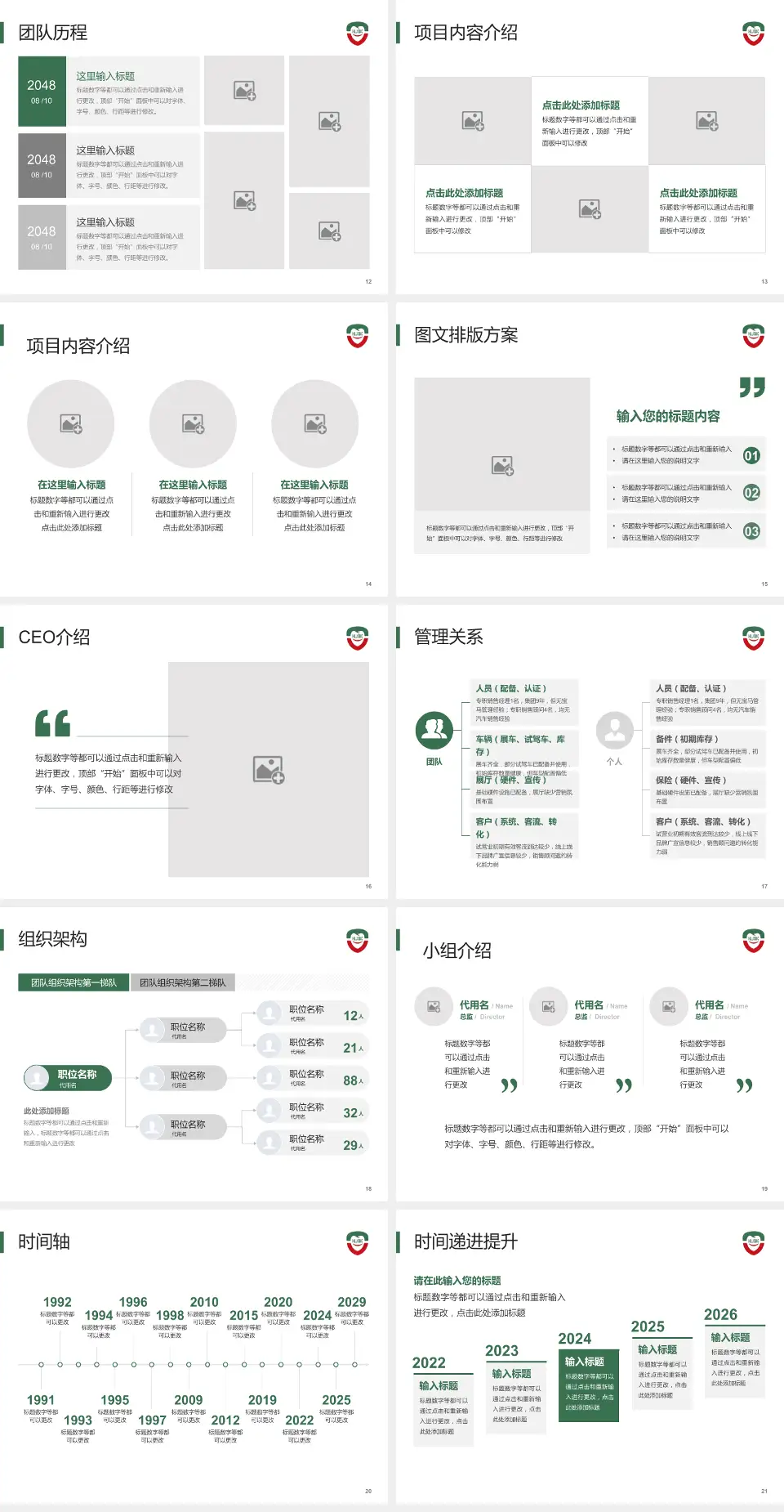 黑龙江省口腔病防治院医院管理报告PPT模板4:3格式幻灯片预览图3