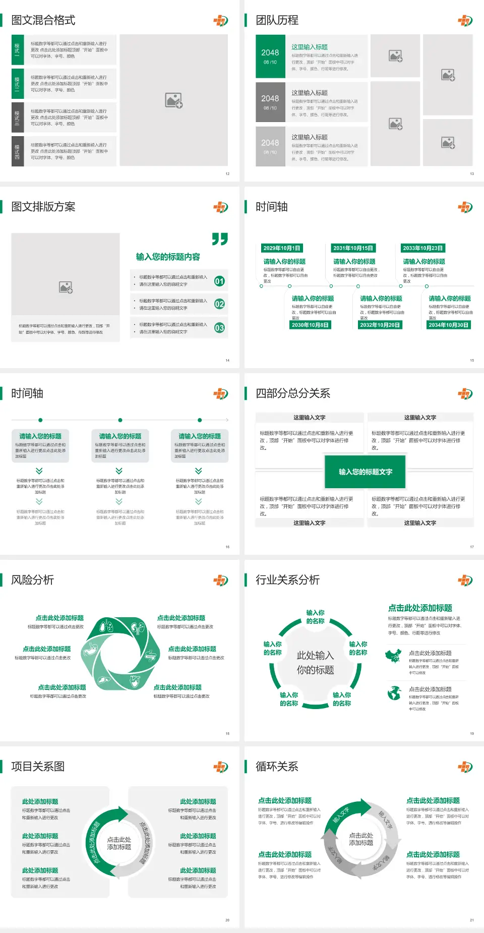 大庆油田总医院项目申请与汇报PPT模板4:3格式幻灯片预览图3