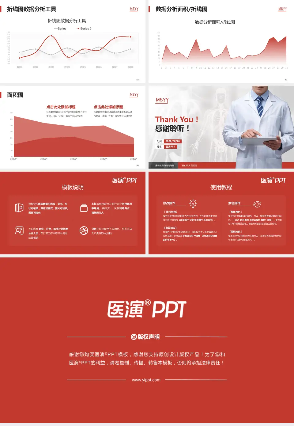 密山市人民医院患者教育与指导PPT模板16:9格式幻灯片预览图7