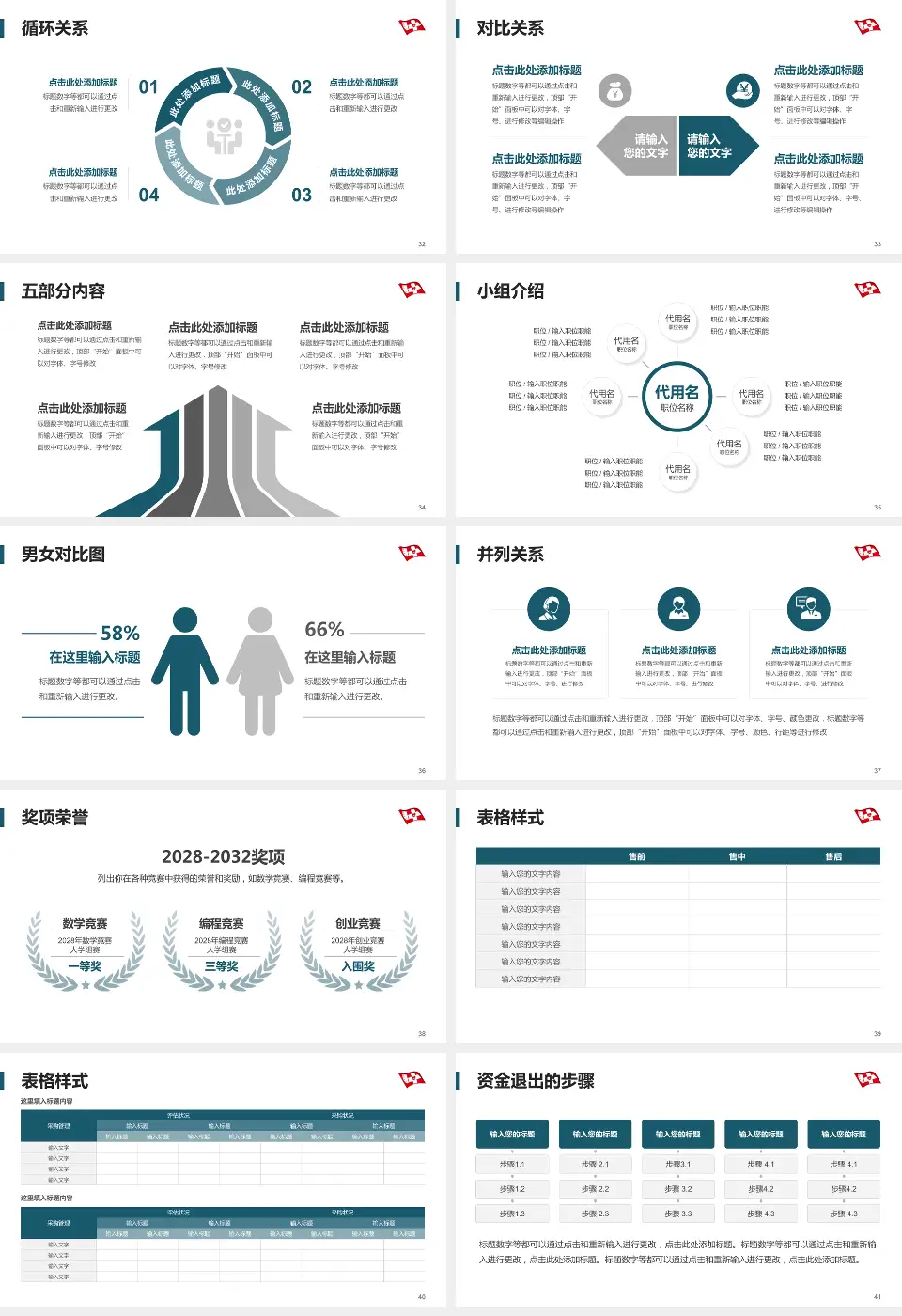 大庆市第四医院医院简介/日常通用PPT模板16:9格式幻灯片预览图5