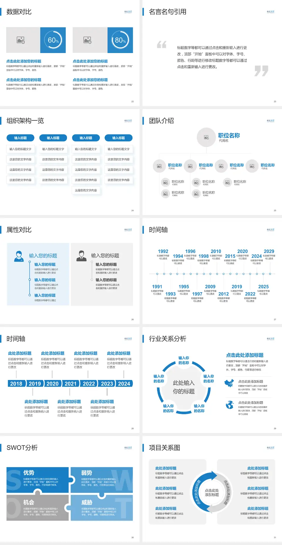 中信湘雅医院医院简介/日常通用PPT模板4:3格式幻灯片预览图4