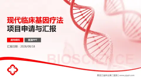 黑龙江省林业第二医院项目申请与汇报PPT模板