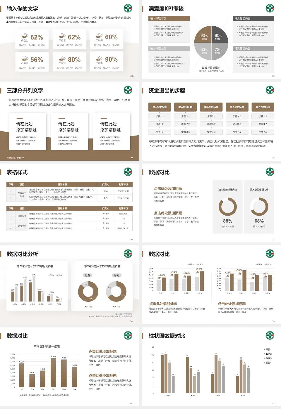 黑龙江省康复医院科研成果展示PPT模板16:9格式幻灯片预览图5