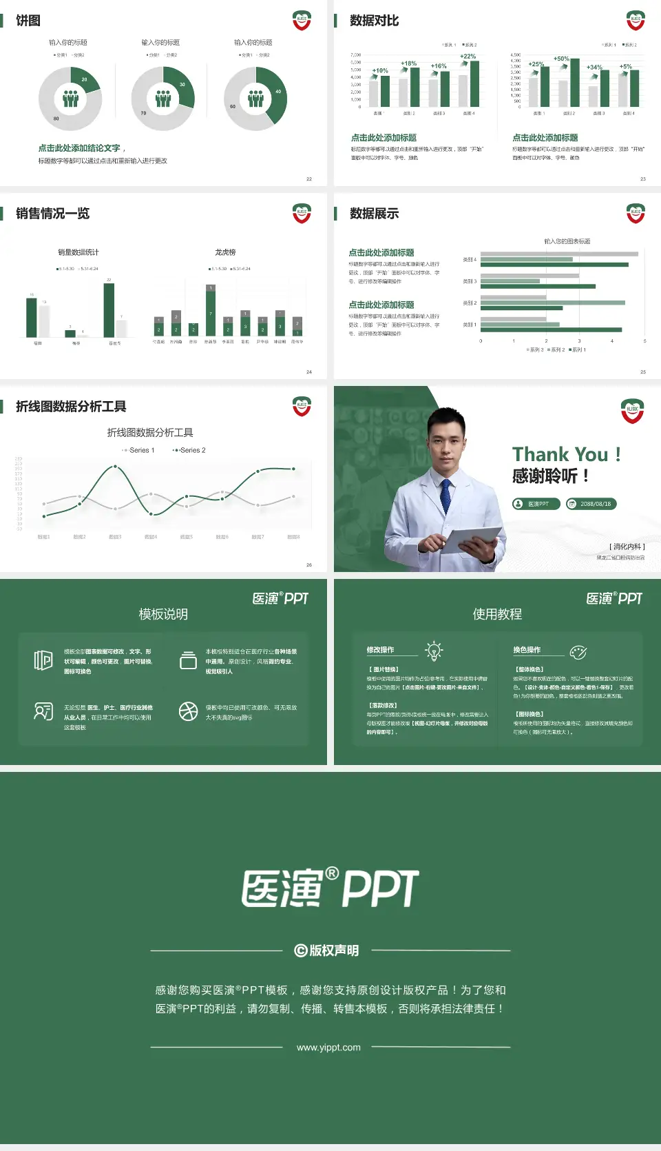 黑龙江省口腔病防治院病例分享与讨论PPT模板16:9格式幻灯片预览图4