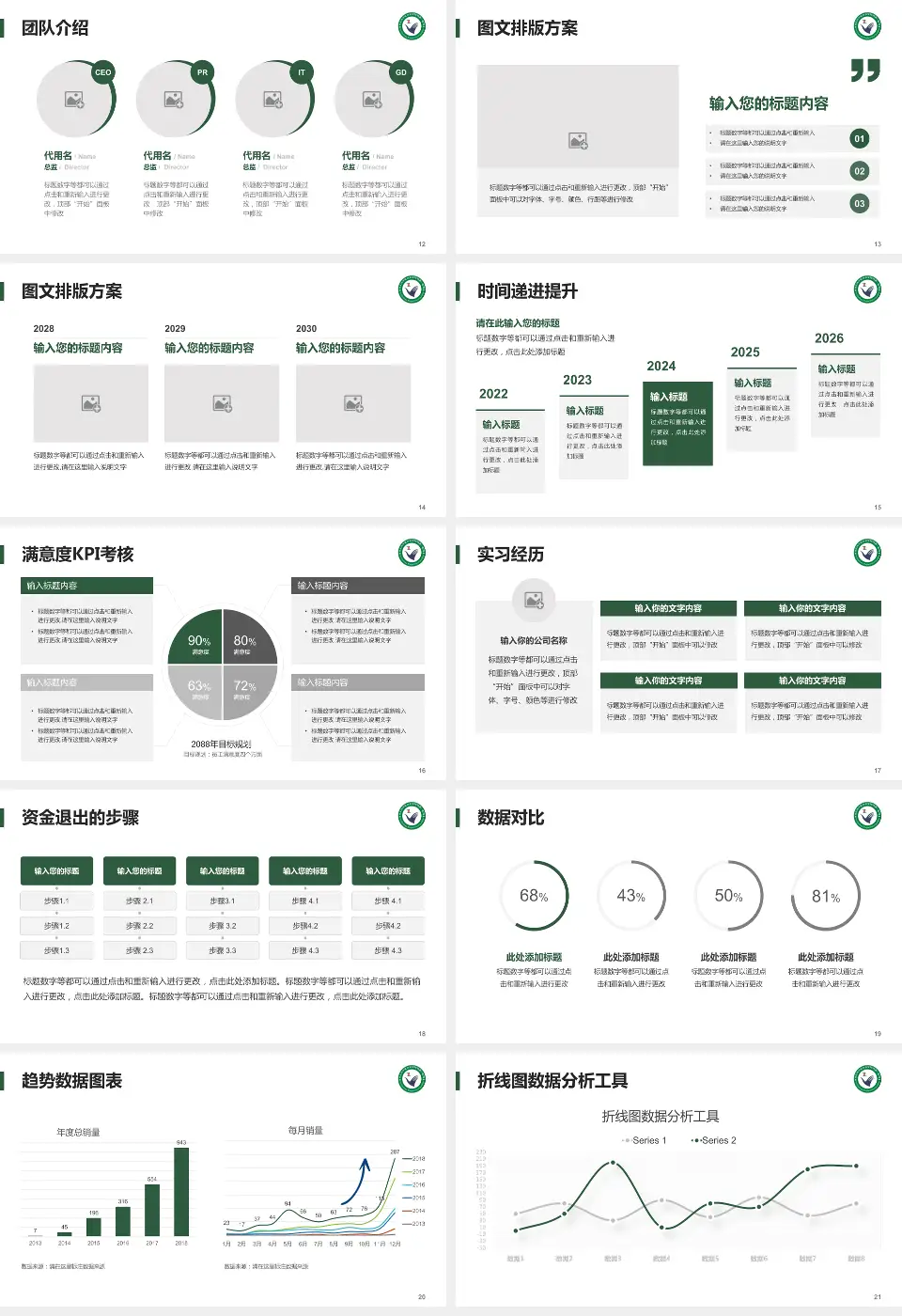 黑龙江中医药大学附属第一医院培训与教育PPT模板16:9格式幻灯片预览图3