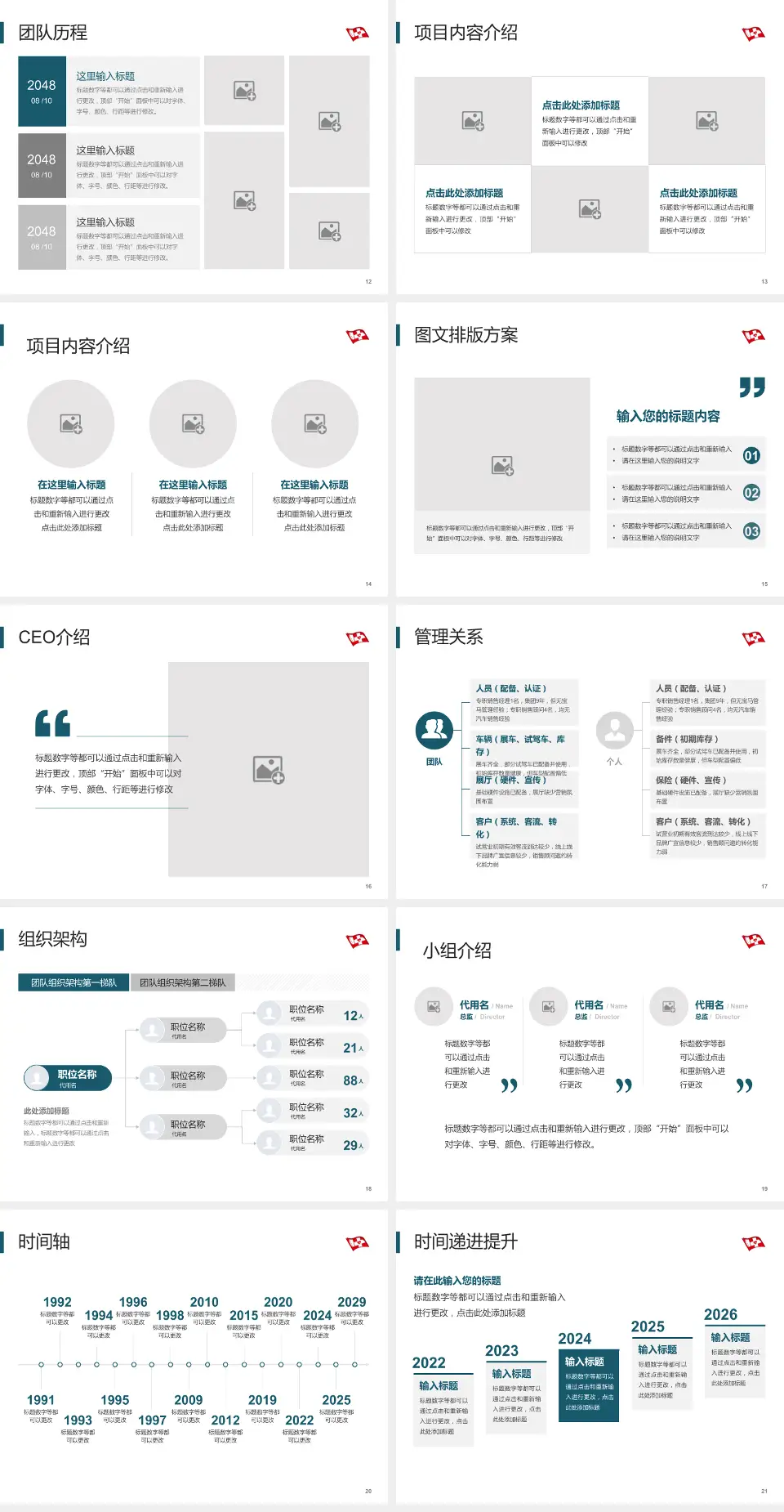大庆市第四医院医院管理报告PPT模板4:3格式幻灯片预览图3