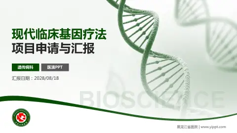 黑龙江省医院项目申请与汇报PPT模板