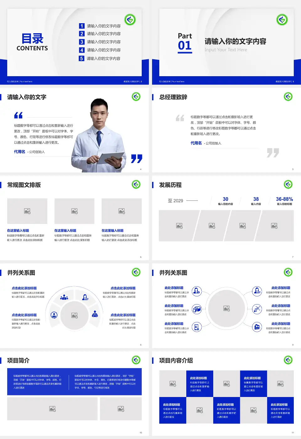 黑龙江省神经精神病防治院医院管理报告PPT模板16:9格式幻灯片预览图2
