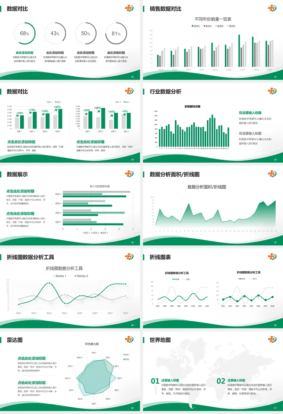 大庆油田总医院会议与研讨会PPT模板16:9格式幻灯片预览图5