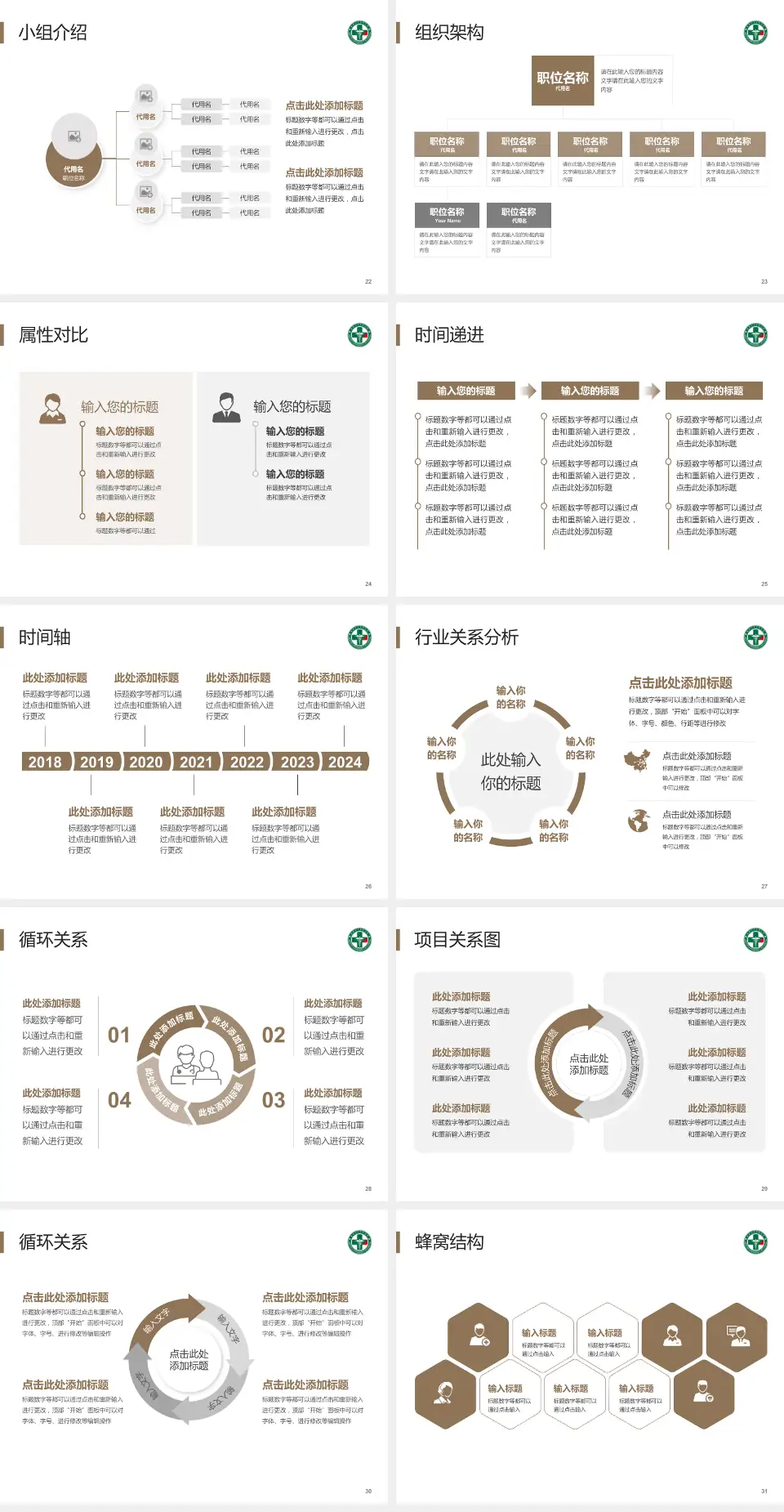 黑龙江省康复医院品管圈PDCA演示专用PPT模板4:3格式幻灯片预览图4