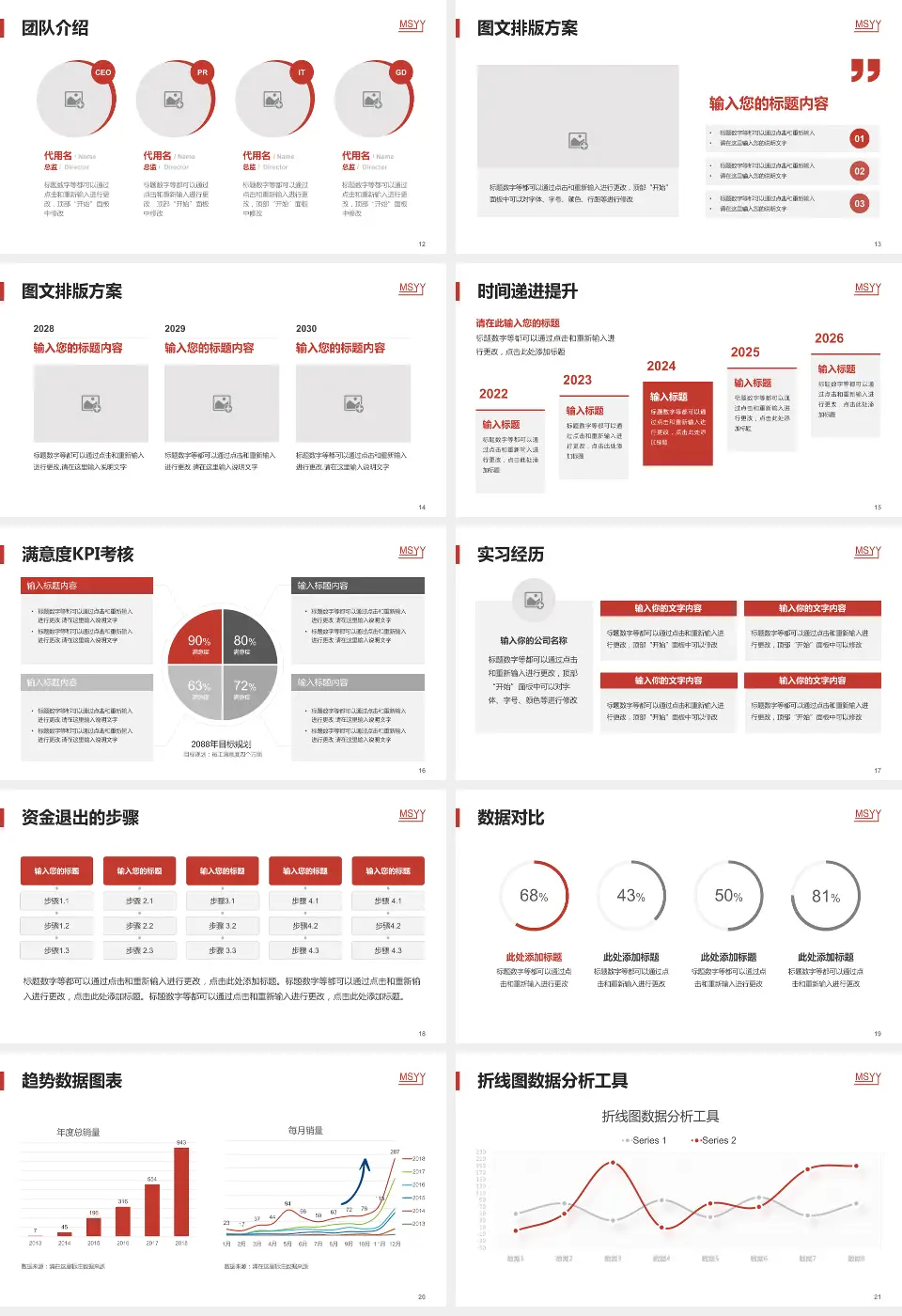 密山市人民医院培训与教育PPT模板16:9格式幻灯片预览图3