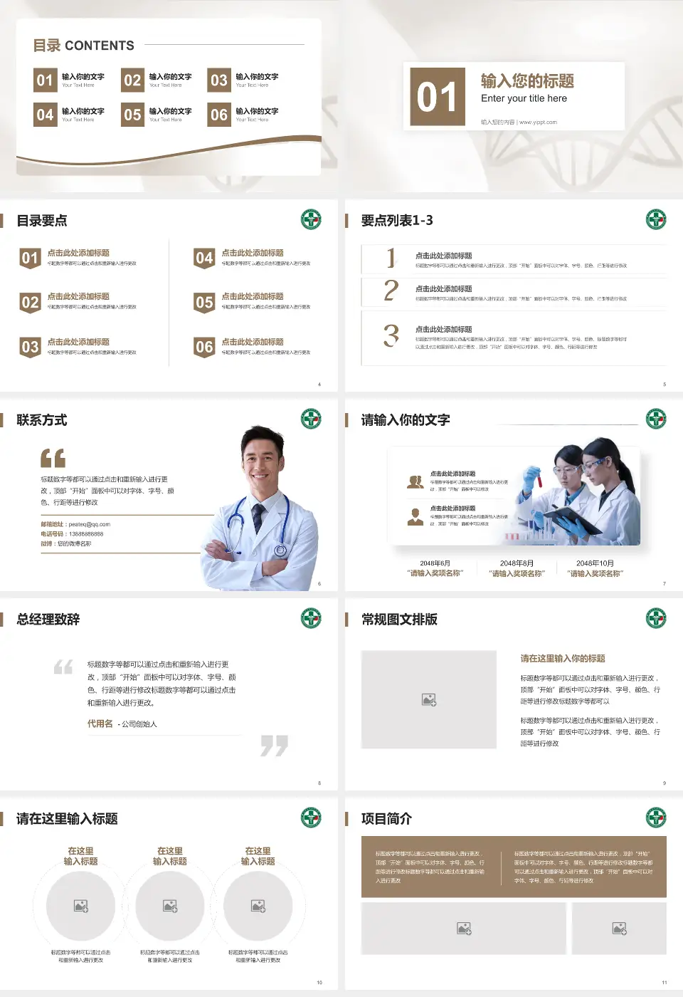 黑龙江省康复医院项目申请与汇报PPT模板16:9格式幻灯片预览图2