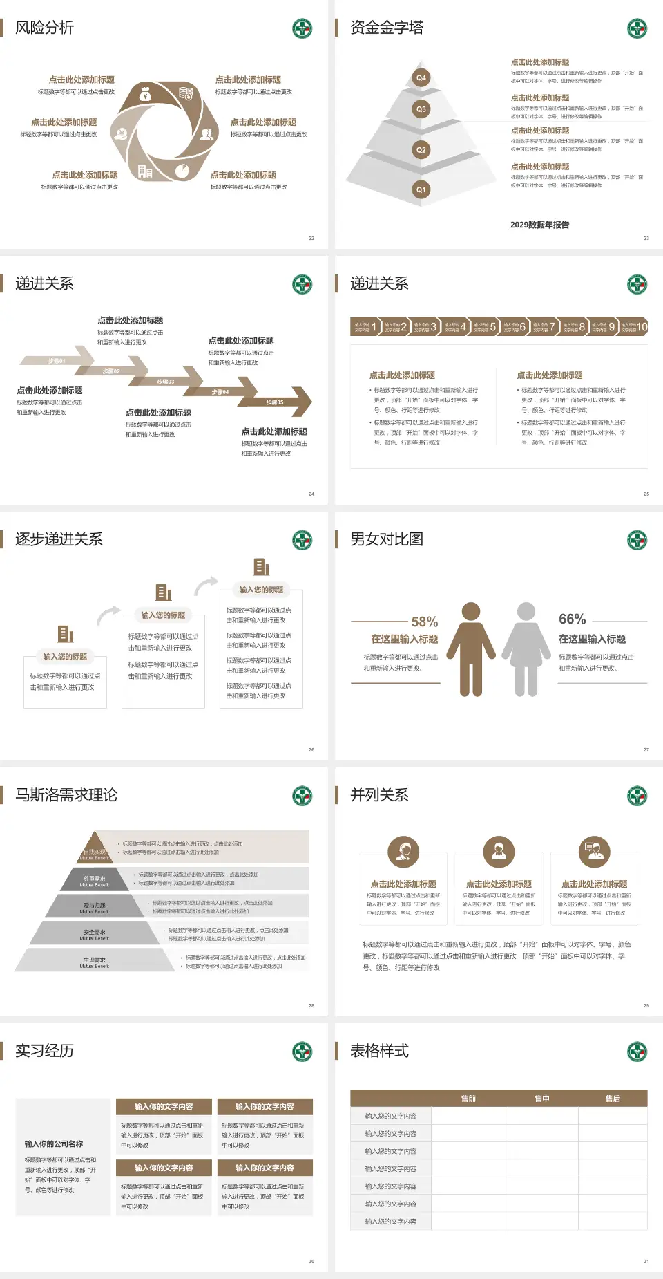 黑龙江省社会康复医院项目申请与汇报PPT模板4:3格式幻灯片预览图4