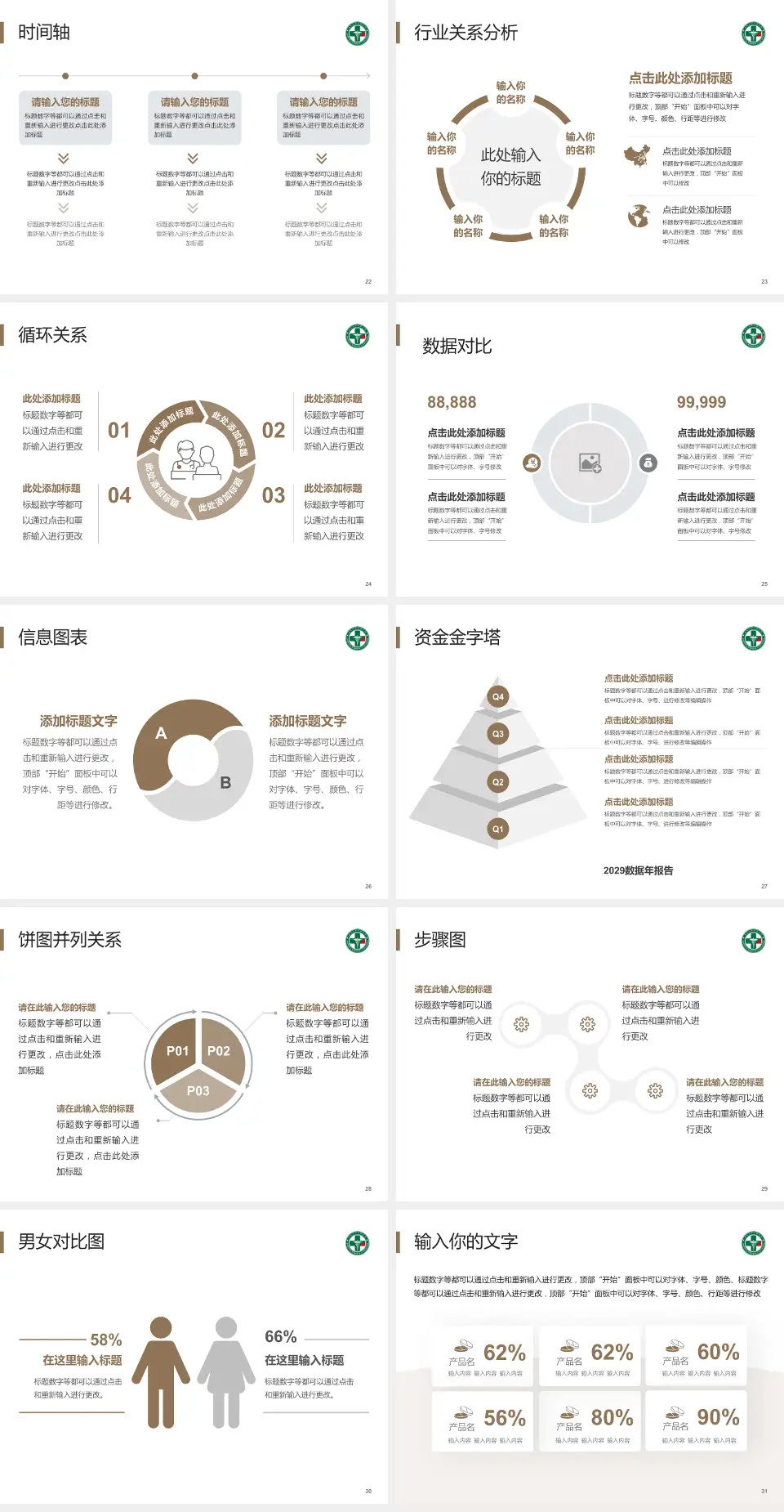 黑龙江省社会康复医院医院管理报告PPT模板4:3格式幻灯片预览图4