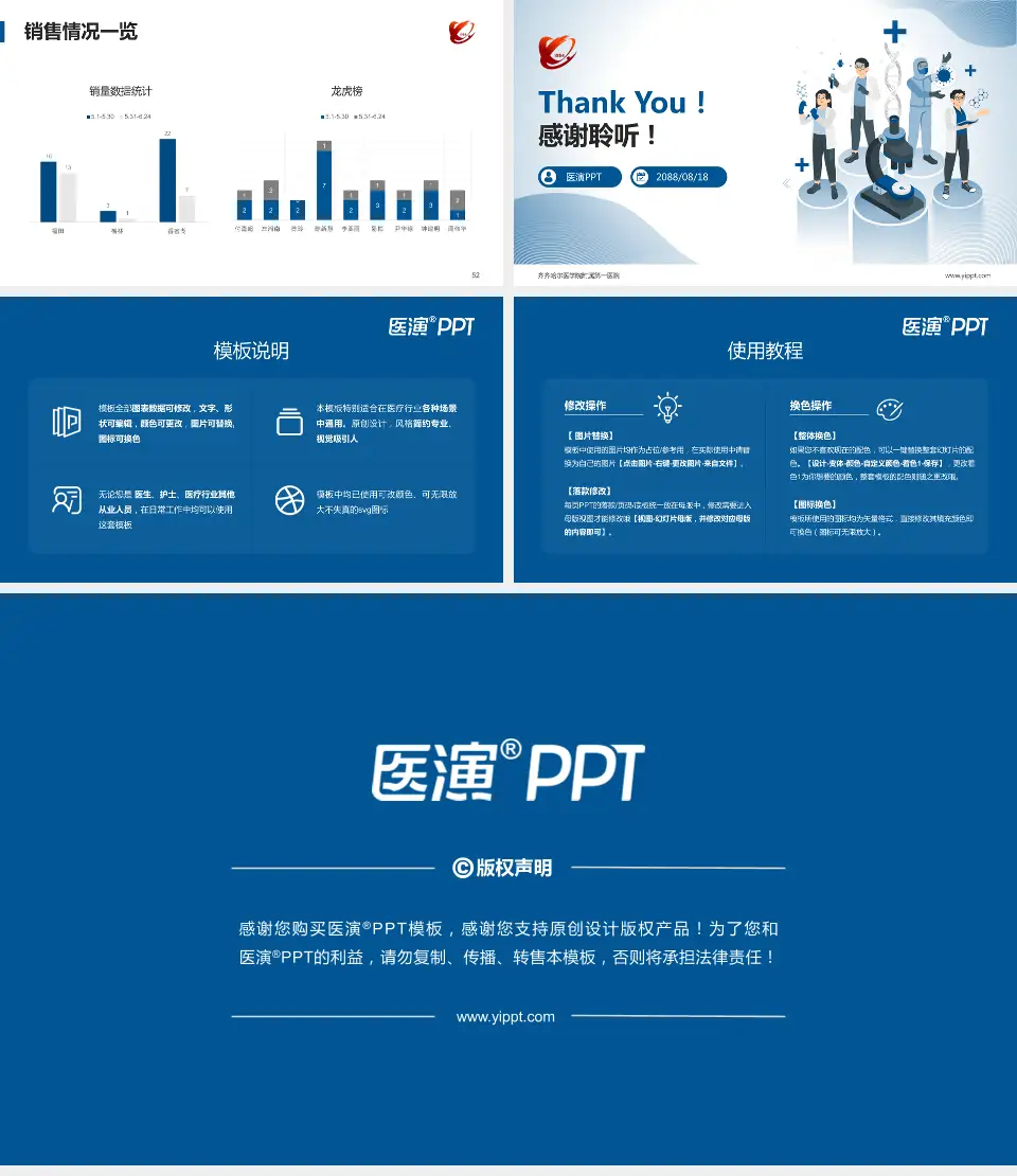 齐齐哈尔医学院附属第一医院品管圈PDCA演示专用PPT模板16:9格式幻灯片预览图7