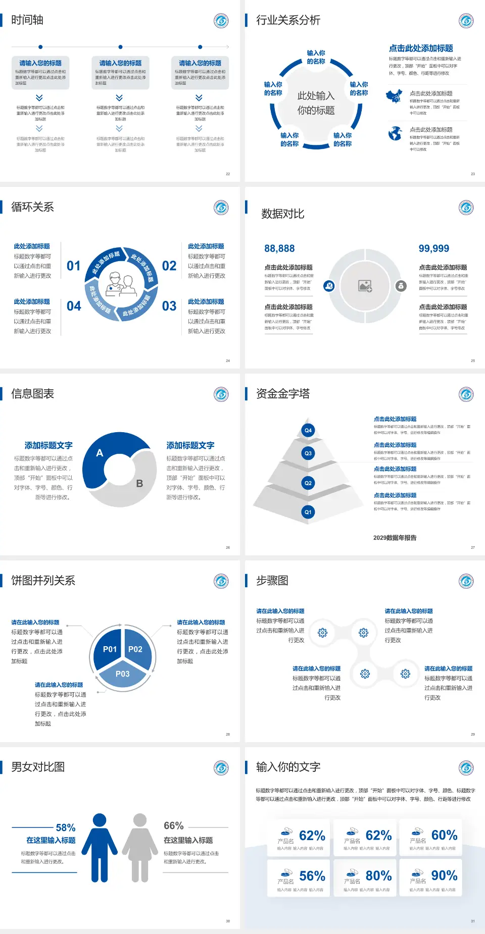 齐齐哈尔医学院第二附属医院医院管理报告PPT模板4:3格式幻灯片预览图4