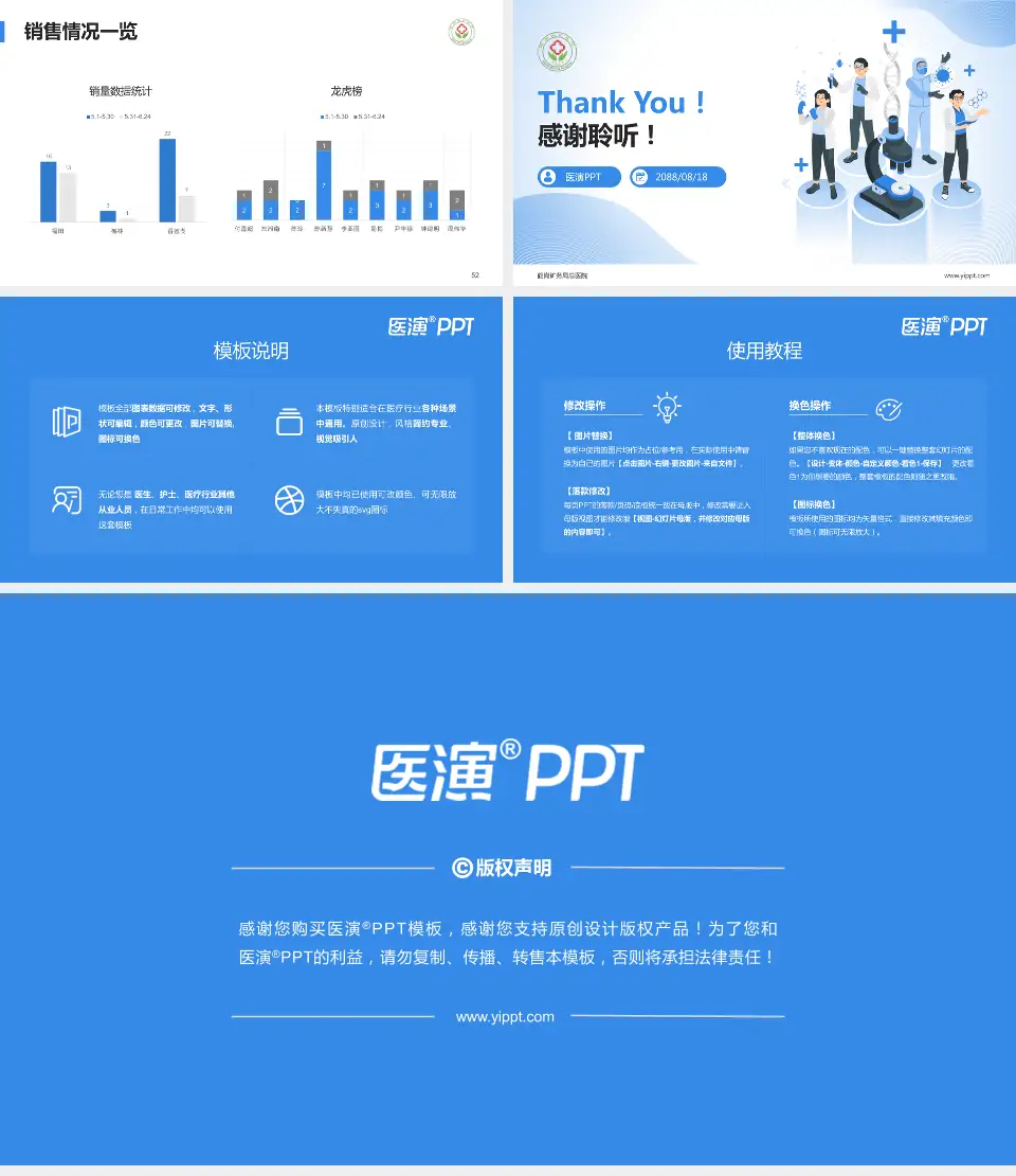 鹤岗矿务局总医院品管圈PDCA演示专用PPT模板16:9格式幻灯片预览图7
