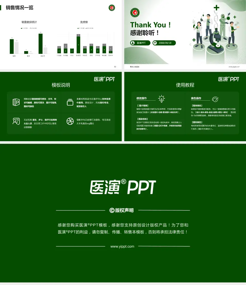 黑龙江省医院品管圈PDCA演示专用PPT模板16:9格式幻灯片预览图7