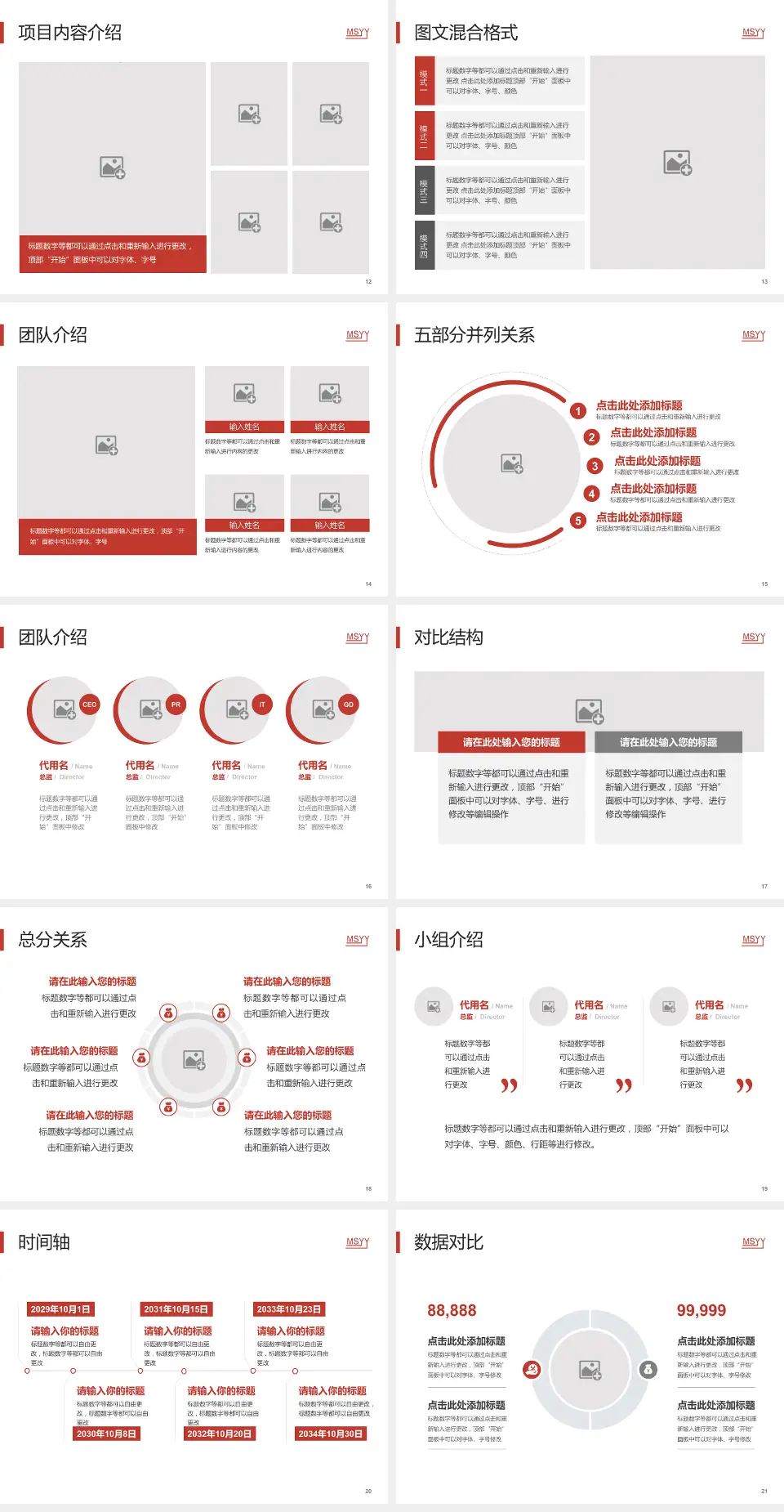 密山市人民医院医疗知识普及PPT模板4:3格式幻灯片预览图3