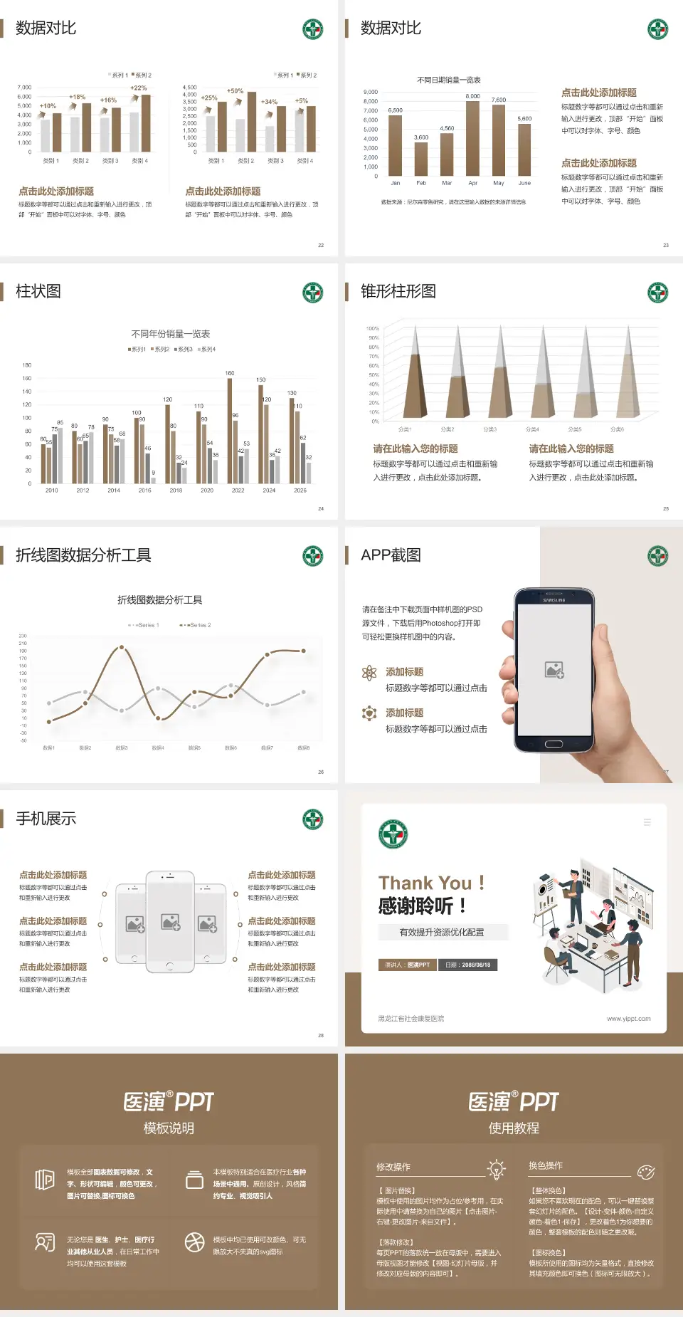 黑龙江省社会康复医院财务与预算报告PPT模板4:3格式幻灯片预览图4