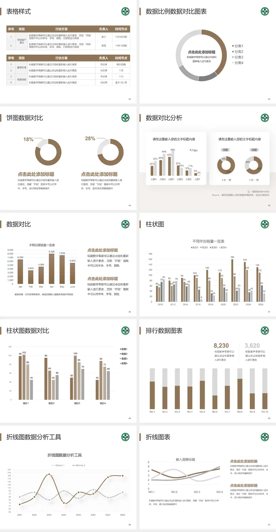 黑龙江省社会康复医院医院简介/日常通用PPT模板4:3格式幻灯片预览图6