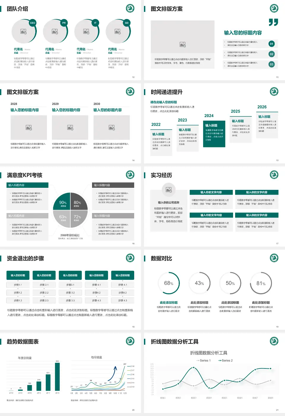 黑龙江中医药大学附属第二医院哈南分院培训与教育PPT模板16:9格式幻灯片预览图3