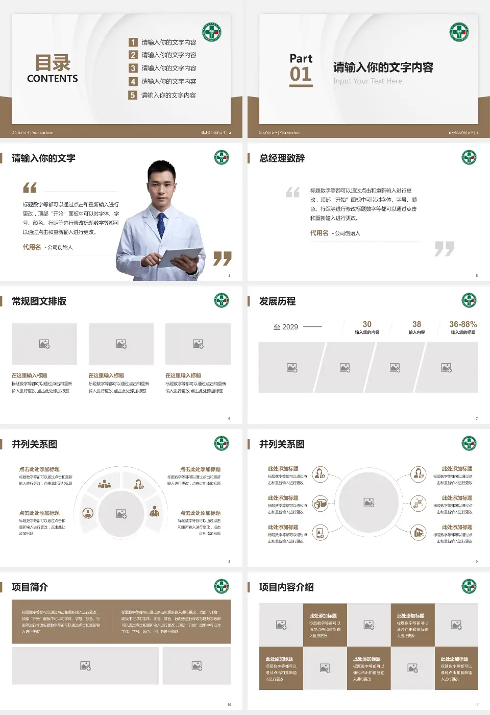 黑龙江省社会康复医院医院管理报告PPT模板16:9格式幻灯片预览图2
