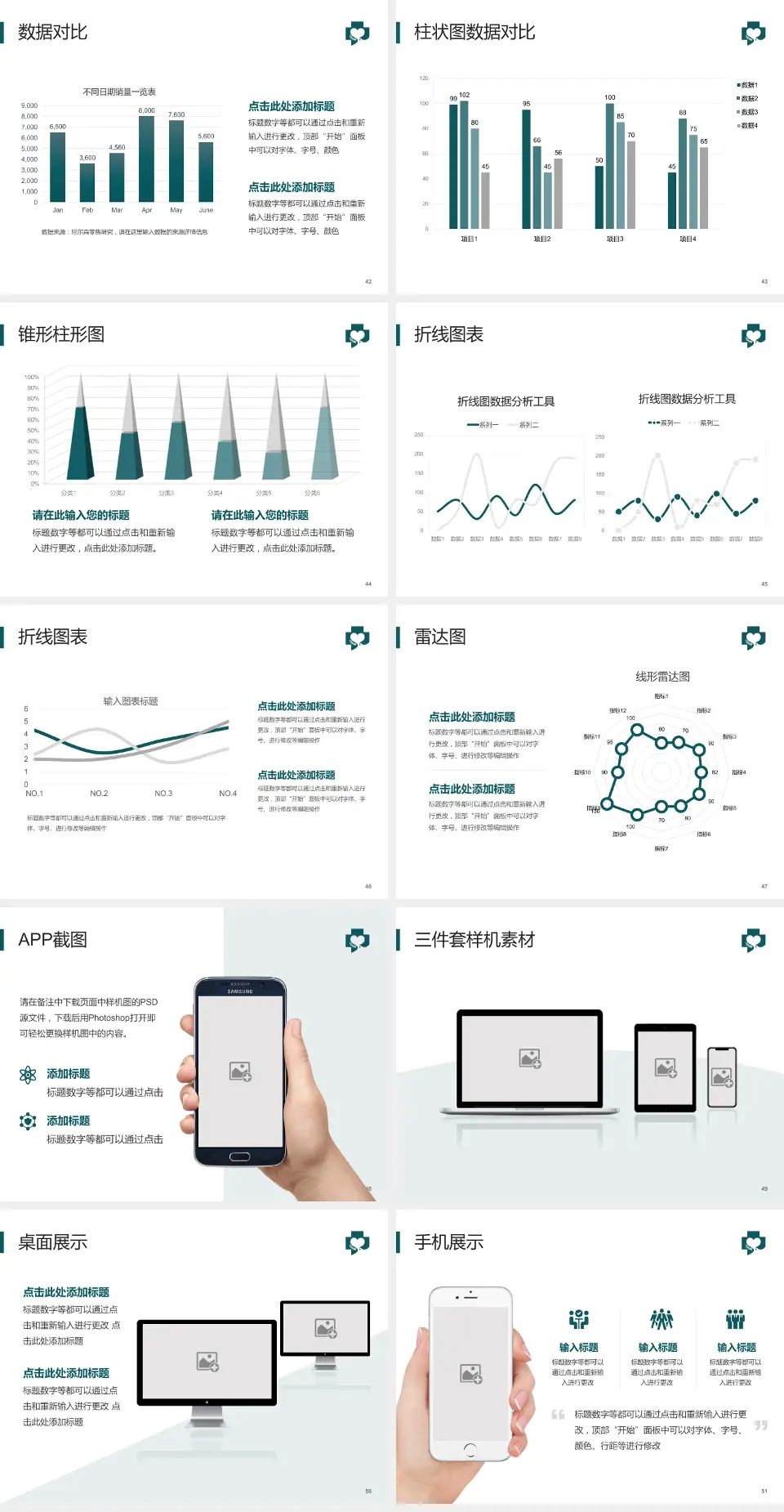 黑龙江省第二医院南岗院区医院管理报告PPT模板4:3格式幻灯片预览图6