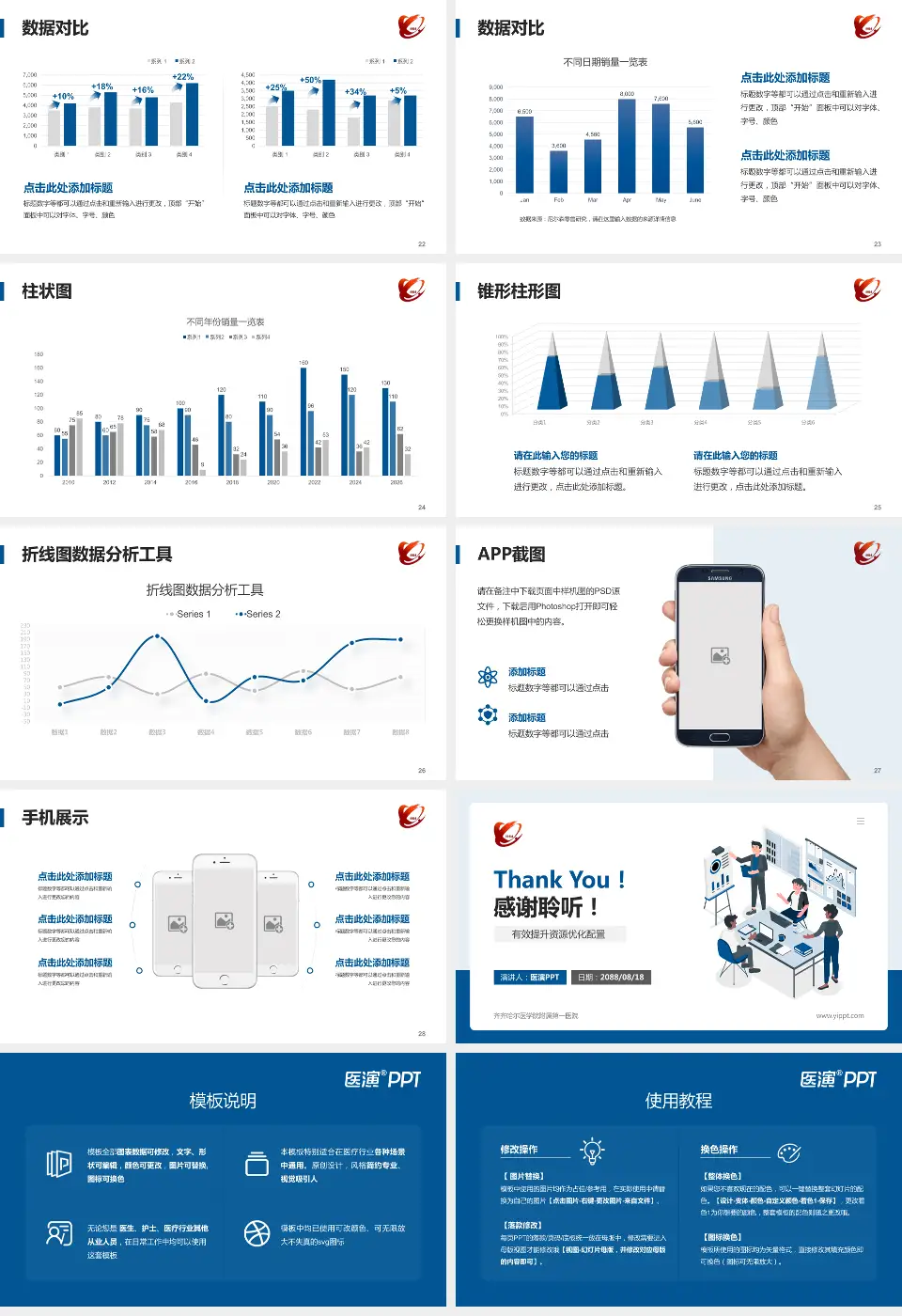 齐齐哈尔医学院附属第一医院财务与预算报告PPT模板16:9格式幻灯片预览图4