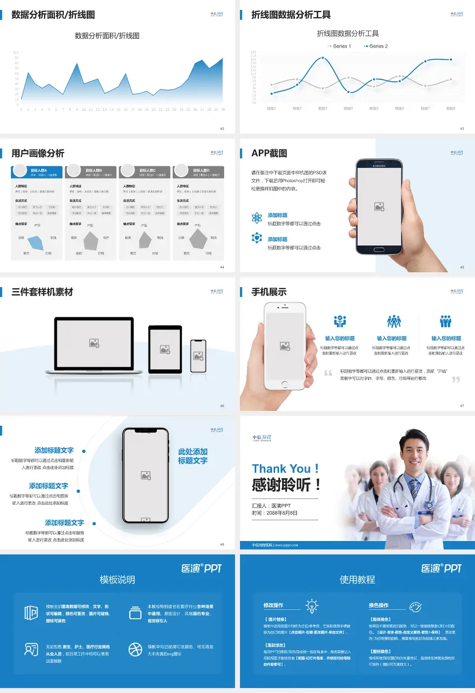 中信湘雅医院科室介绍与推广PPT模板16:9格式幻灯片预览图6