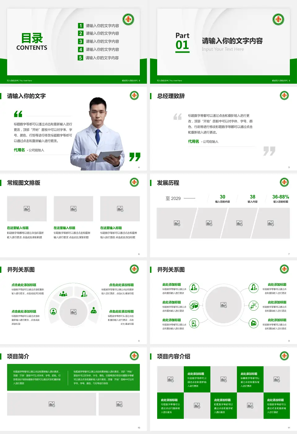 齐齐哈尔市精神卫生中心医院管理报告PPT模板16:9格式幻灯片预览图2