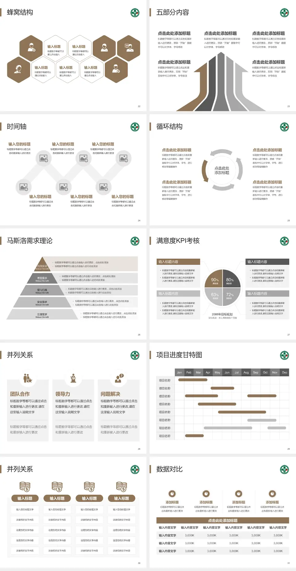 黑龙江省社会康复医院医疗知识普及PPT模板4:3格式幻灯片预览图4