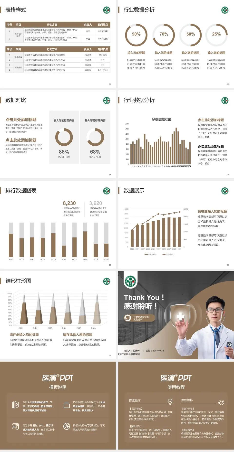 黑龙江省社会康复医院医疗知识普及PPT模板4:3格式幻灯片预览图5