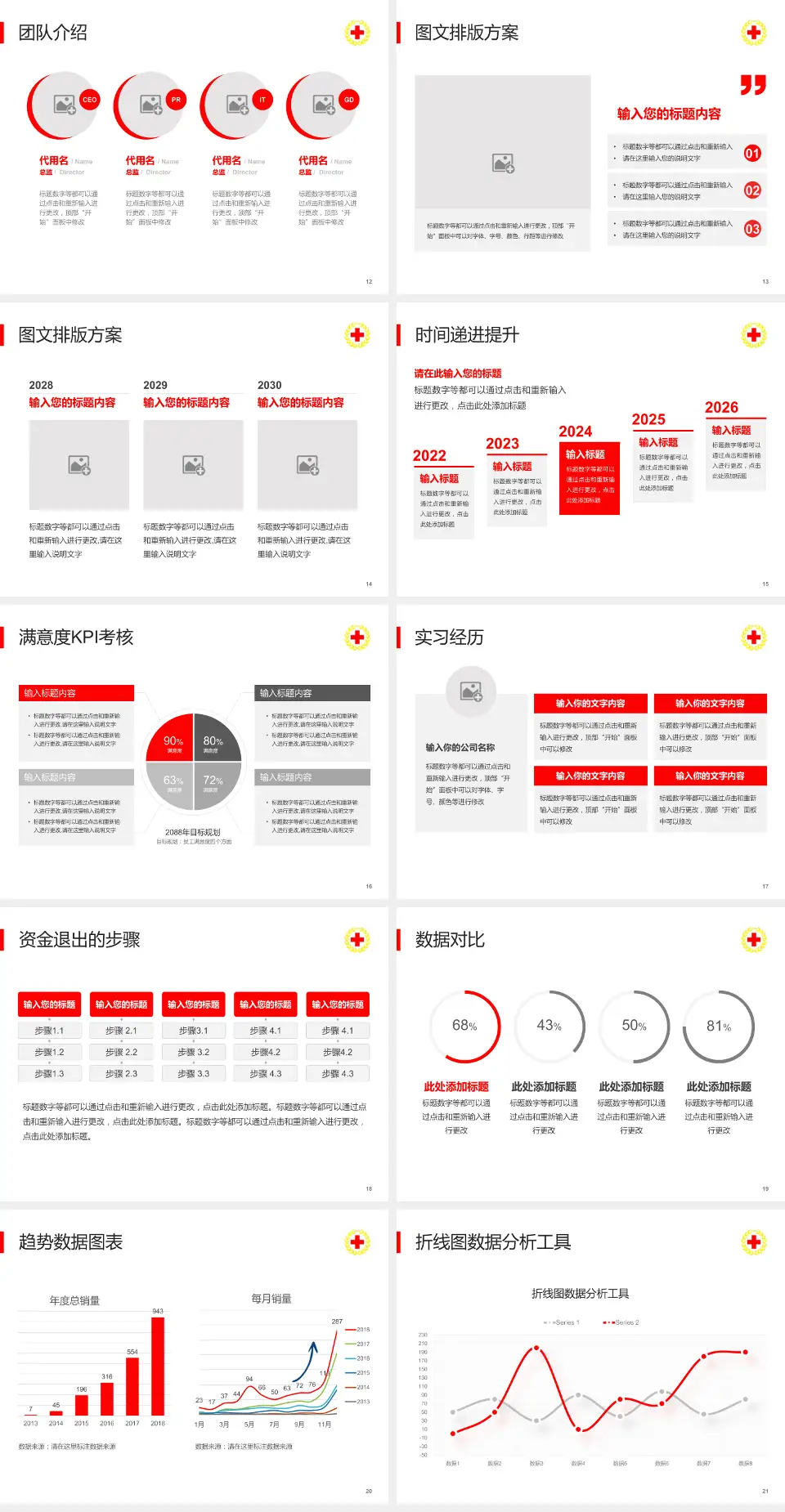 佳木斯市精神疾病防治院培训与教育PPT模板4:3格式幻灯片预览图3