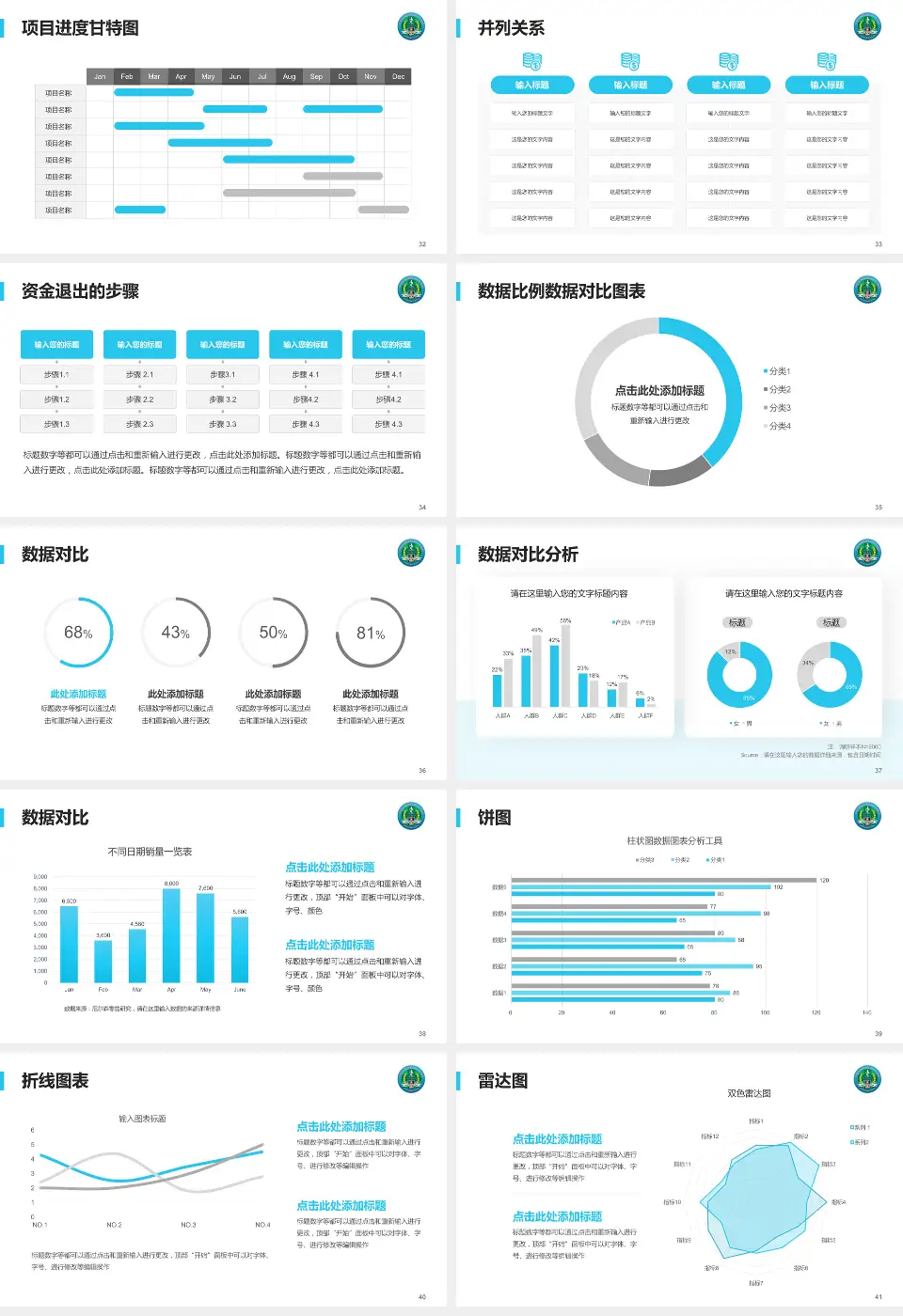 中国人民解放军第二一一医院项目申请与汇报PPT模板16:9格式幻灯片预览图5
