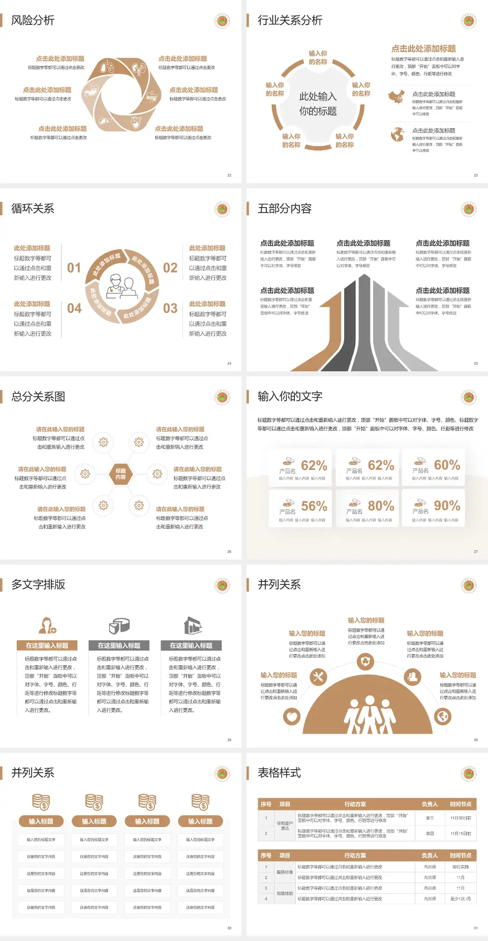 哈尔滨市儿童医院科室介绍与推广PPT模板4:3格式幻灯片预览图4