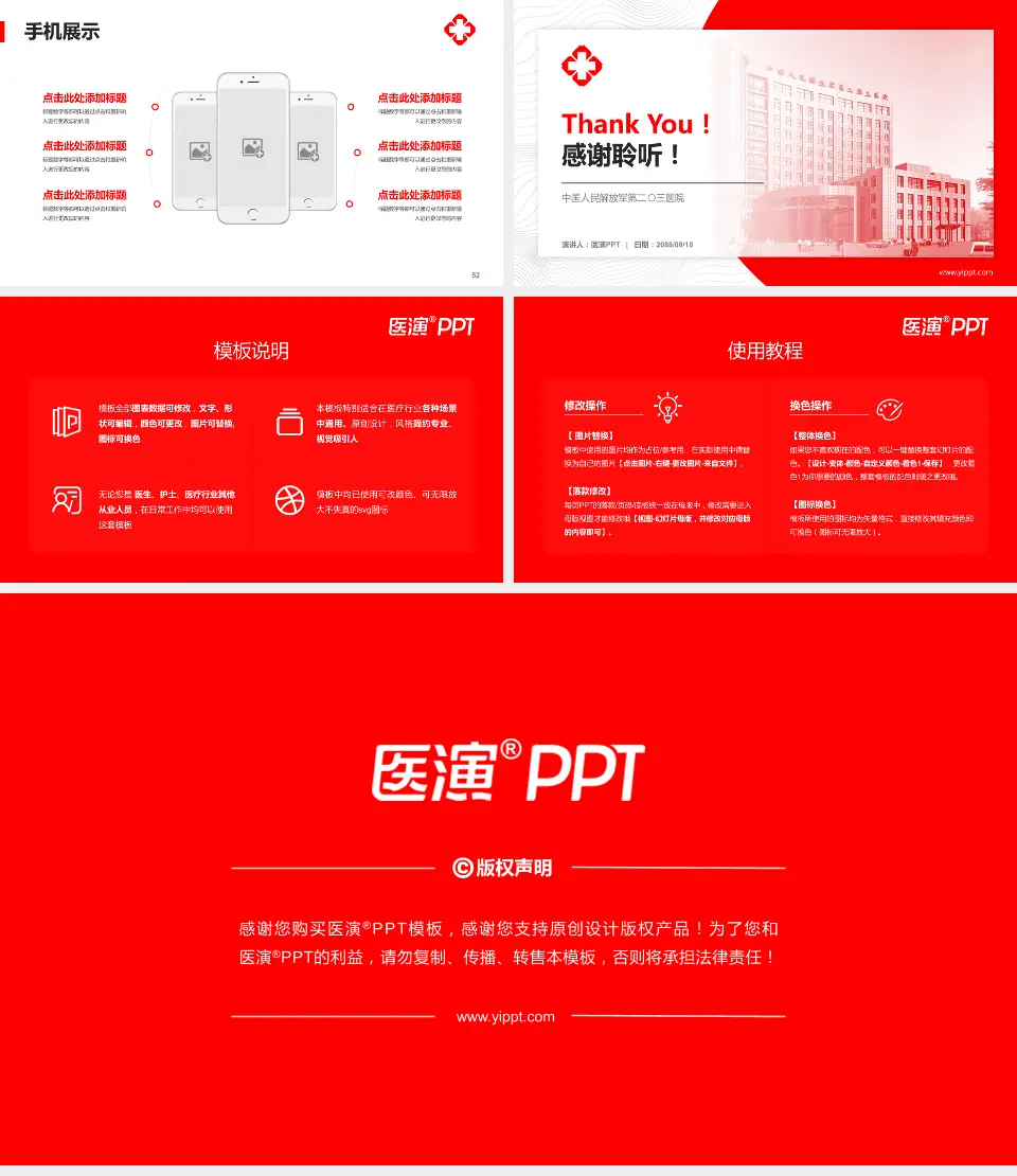 中国人民解放军第二〇三医院医院管理报告PPT模板16:9格式幻灯片预览图7