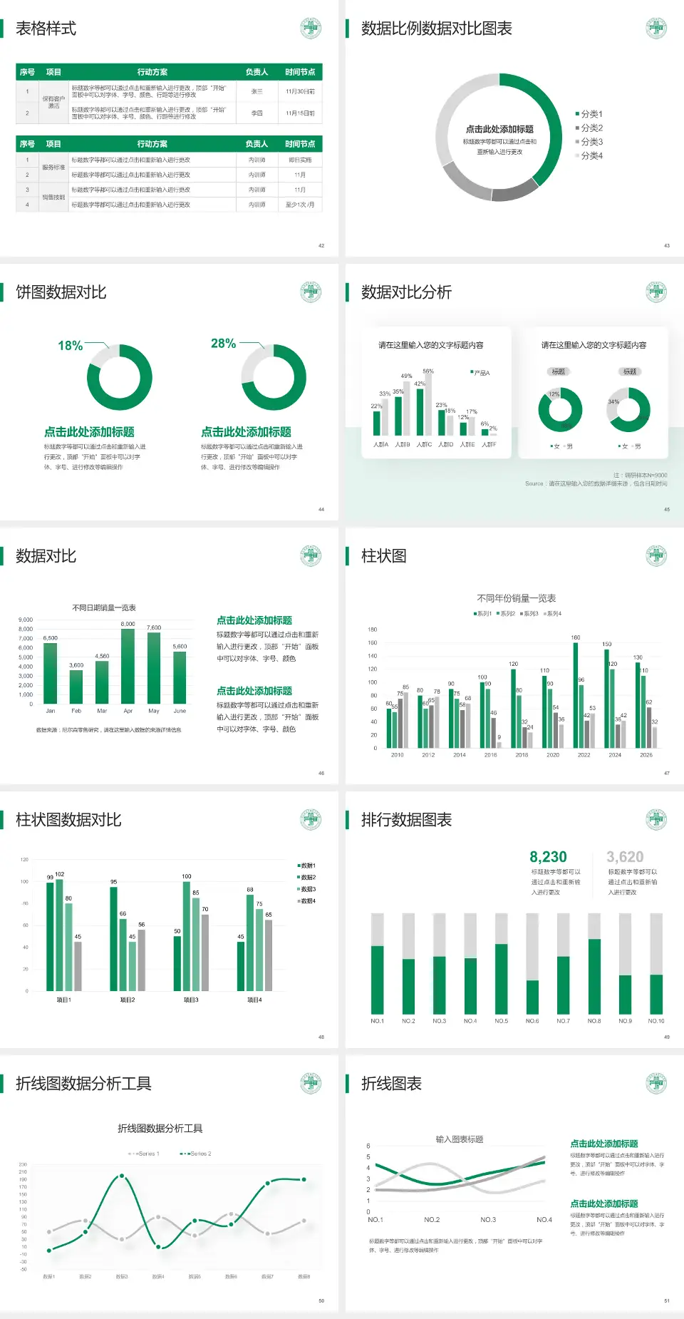 双城市人民医院医院简介/日常通用PPT模板4:3格式幻灯片预览图6