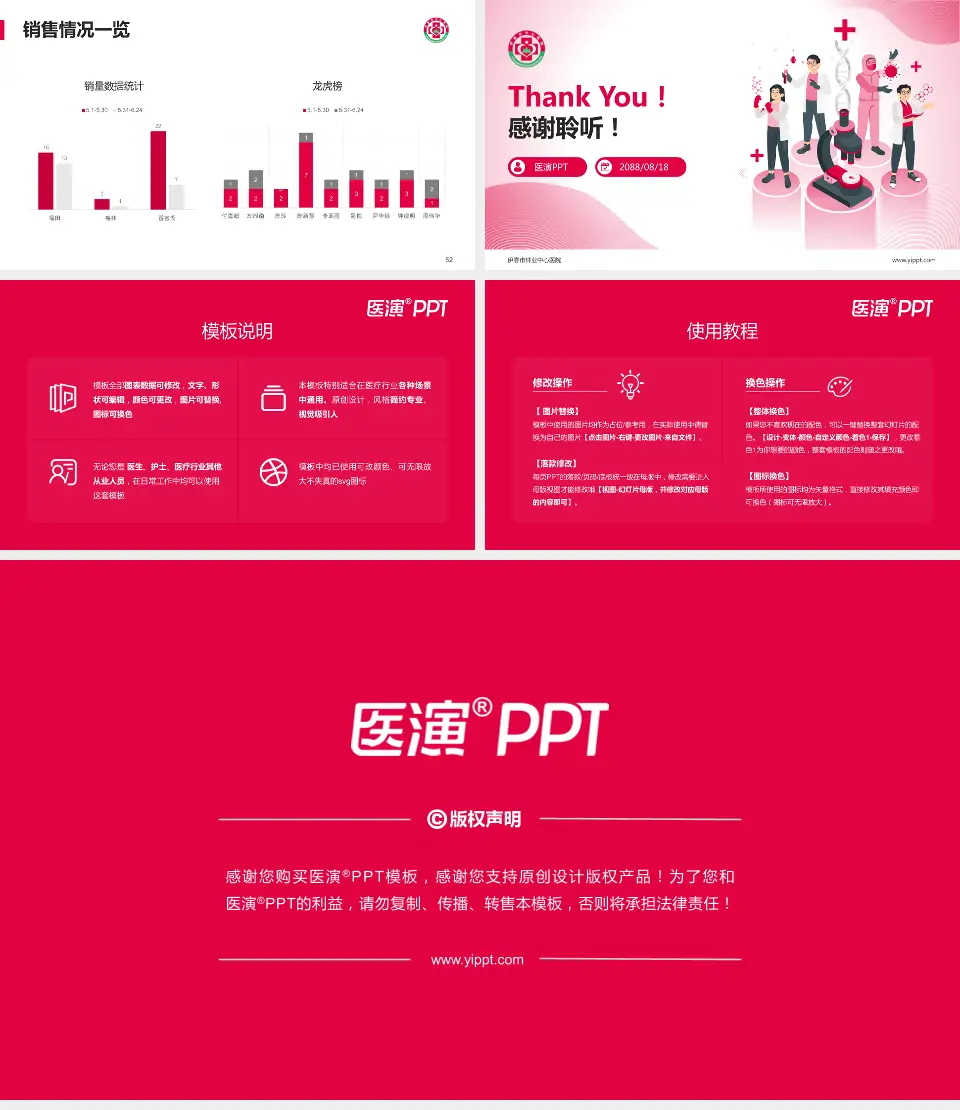 伊春市林业中心医院品管圈PDCA演示专用PPT模板16:9格式幻灯片预览图7