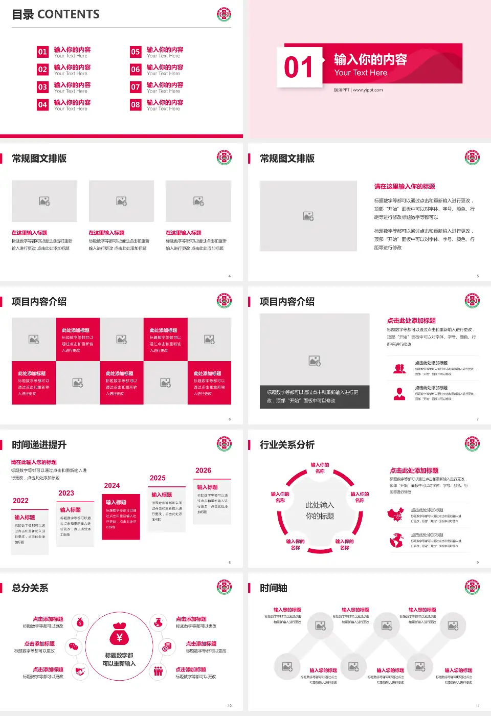 伊春市中心医院财务与预算报告PPT模板16:9格式幻灯片预览图2