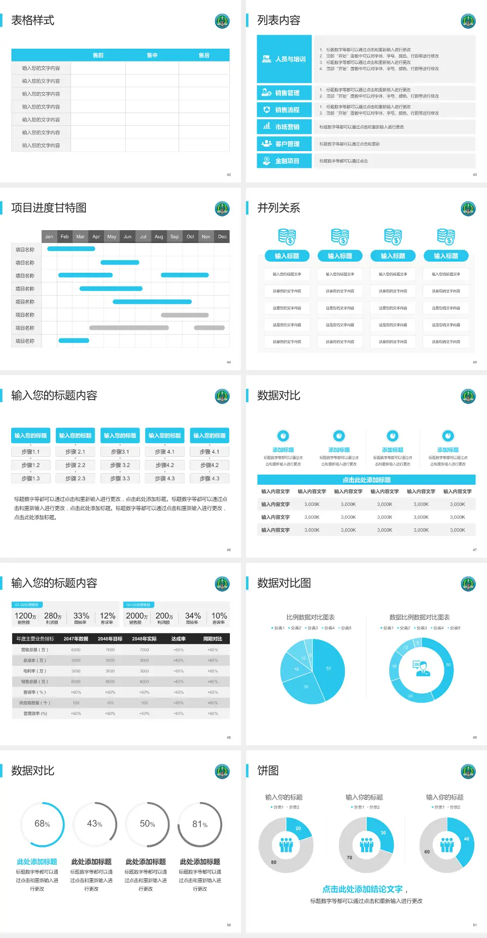 中国人民解放军第二一一医院医疗行业比赛专用PPT模板4:3格式幻灯片预览图6