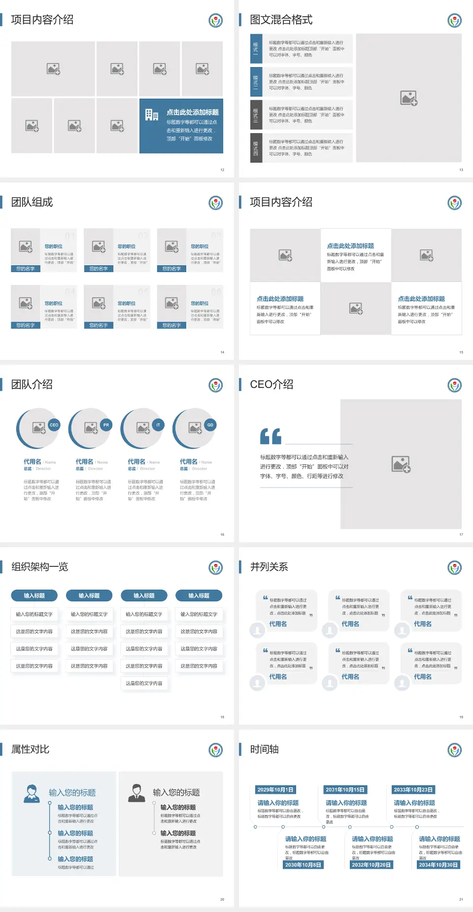 哈尔滨市第一专科医院患者教育与指导PPT模板4:3格式幻灯片预览图3