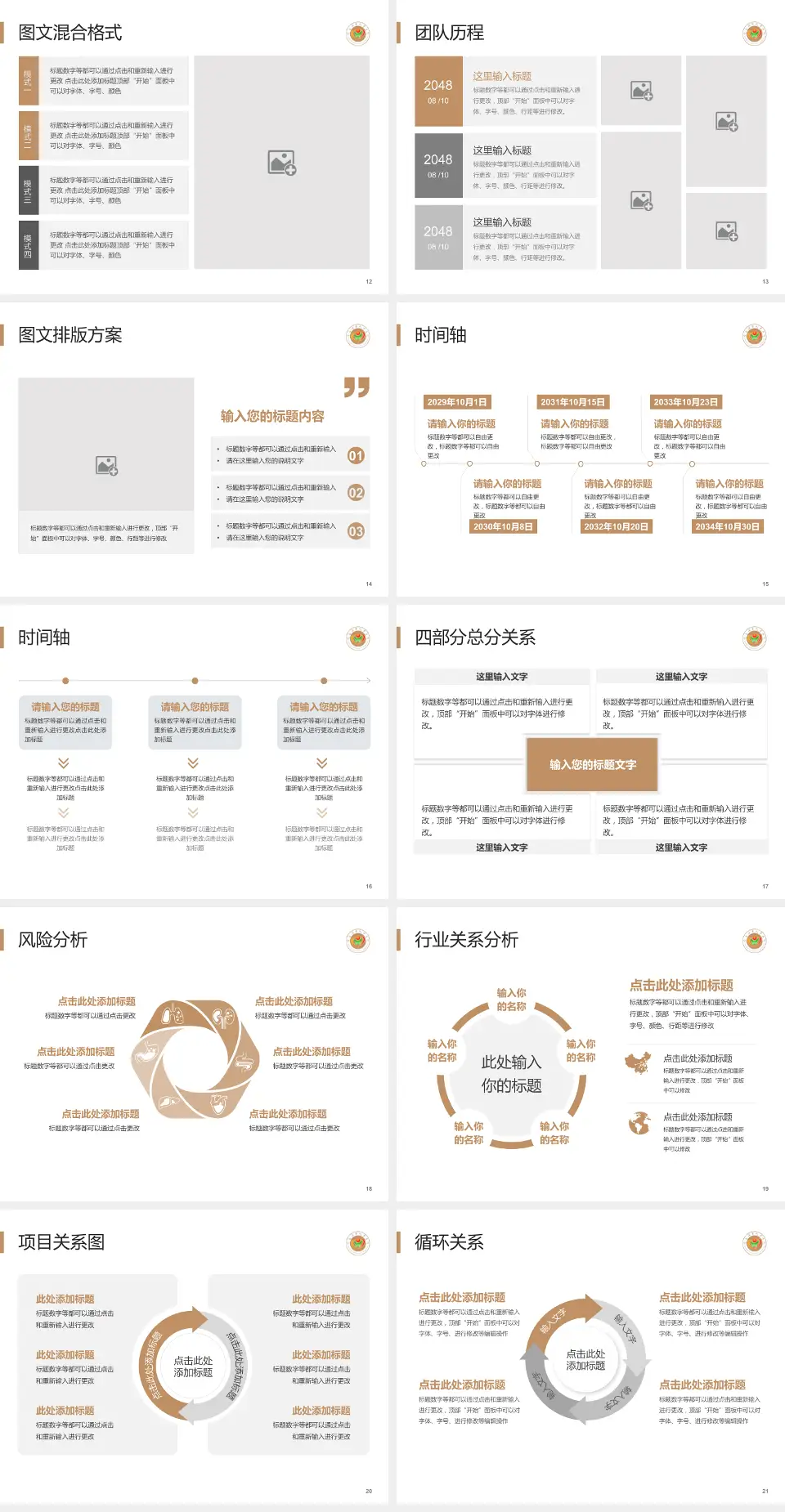 哈尔滨市儿童医院项目申请与汇报PPT模板4:3格式幻灯片预览图3