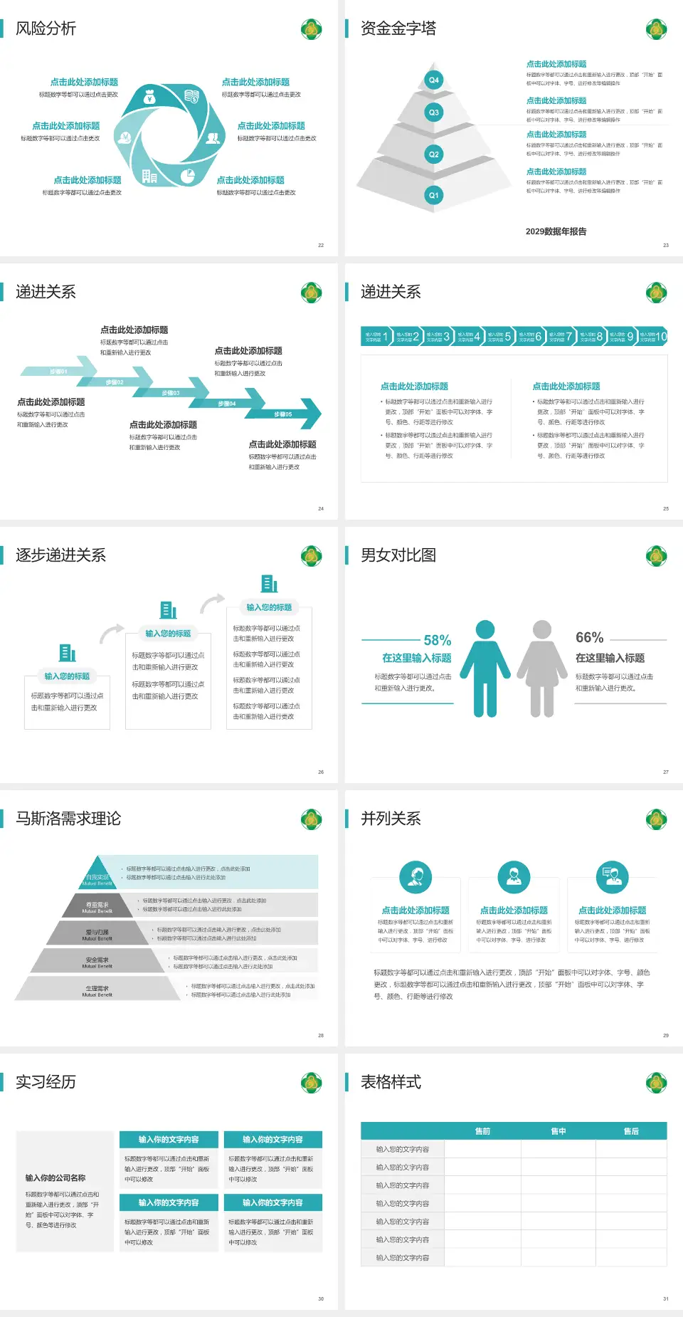七台河市人民医院项目申请与汇报PPT模板4:3格式幻灯片预览图4