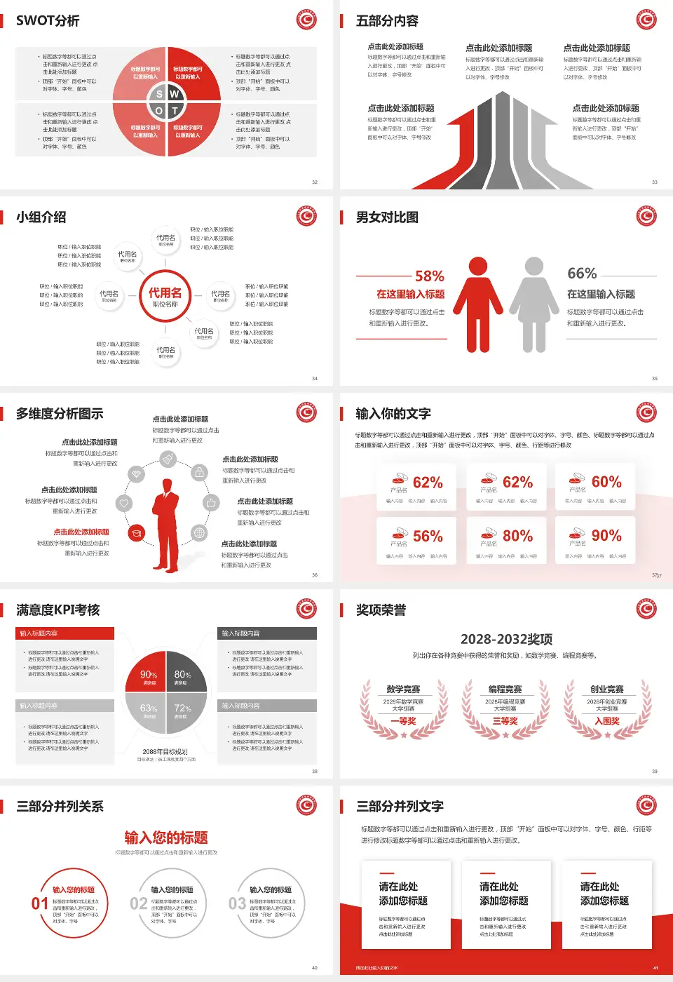 哈尔滨市中医医院医疗行业比赛专用PPT模板16:9格式幻灯片预览图5
