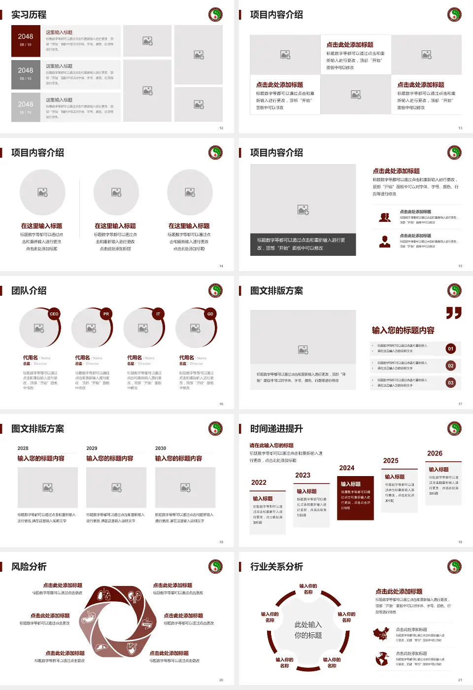 大庆市中医医院个人求职应聘简历PPT模板16:9格式幻灯片预览图3