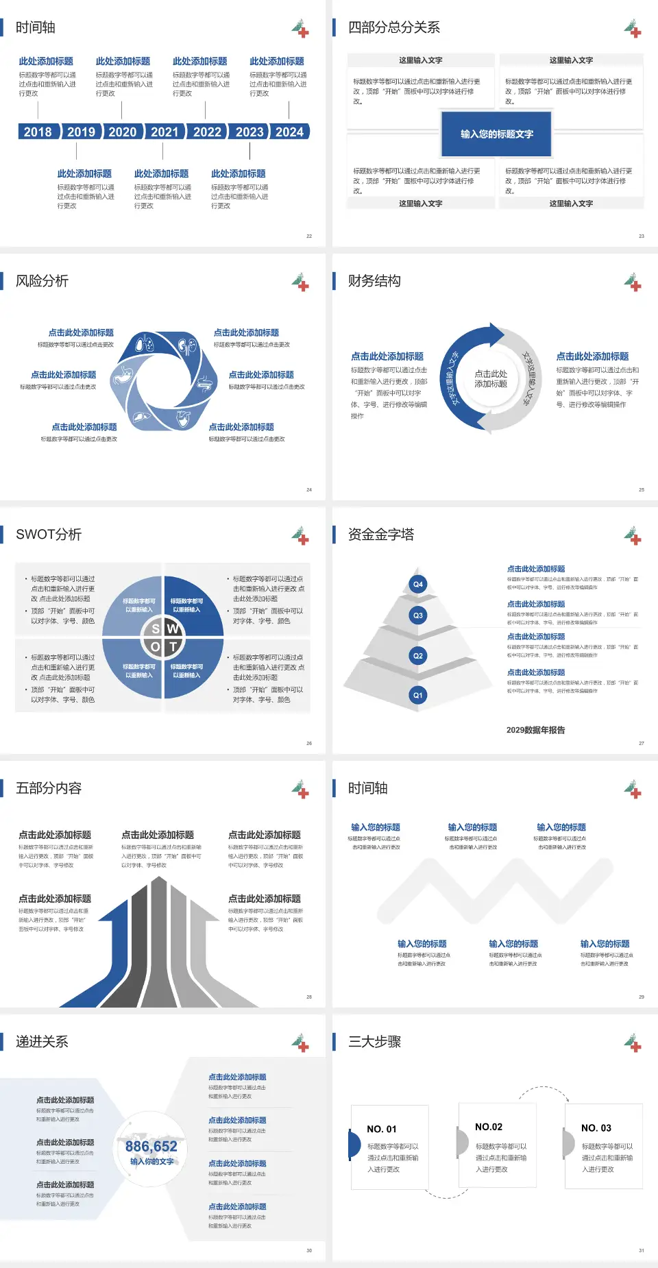哈尔滨市第四医院患者教育与指导PPT模板4:3格式幻灯片预览图4